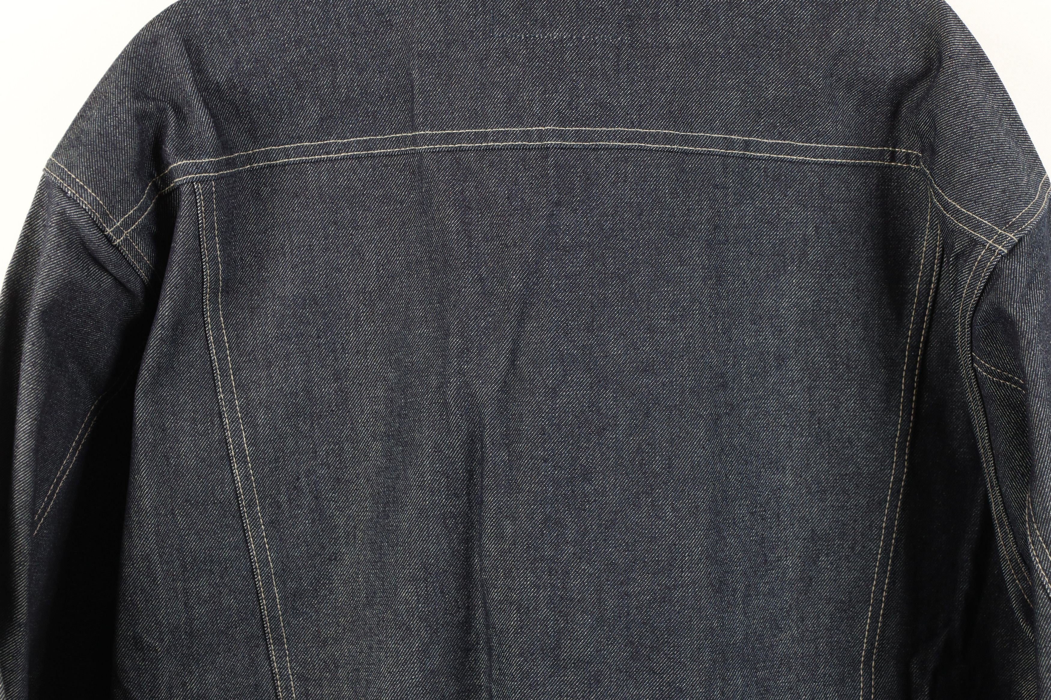 Vintage Deadstock Vintage 90s Y2K Streetwear Trucker Jacket Indigo Size US XL / EU 56 / 4 - 9 Thumbnail