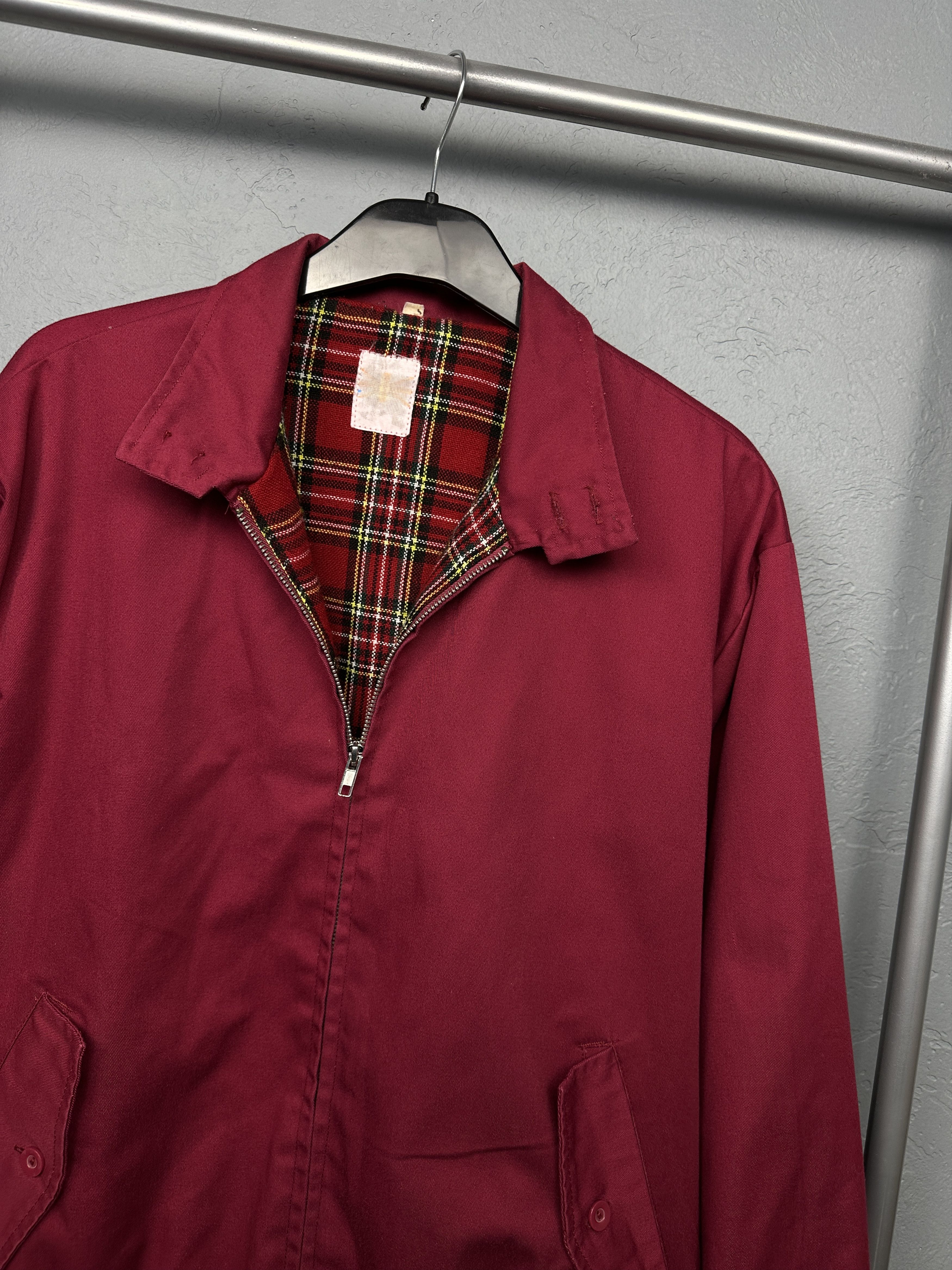 New England Outerwear Vintage England Plaid Lined Collared Bomber Jacket Size US L / EU 52-54 / 3 - 2 Thumbnail