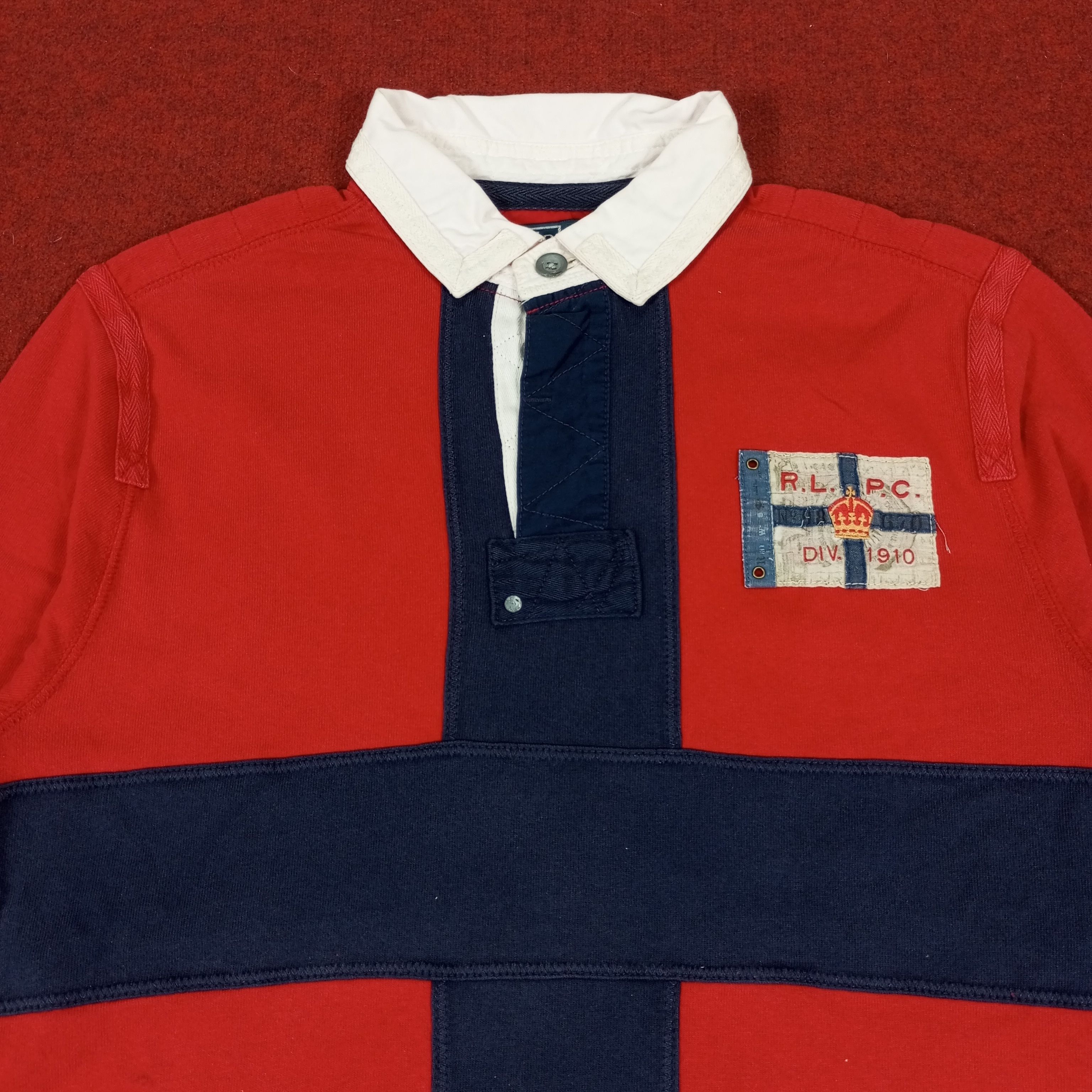 Polo Ralph Lauren Polo by Ralph Lauren Polos Flag Design Style Size US L / EU 52-54 / 3 - 2 Thumbnail
