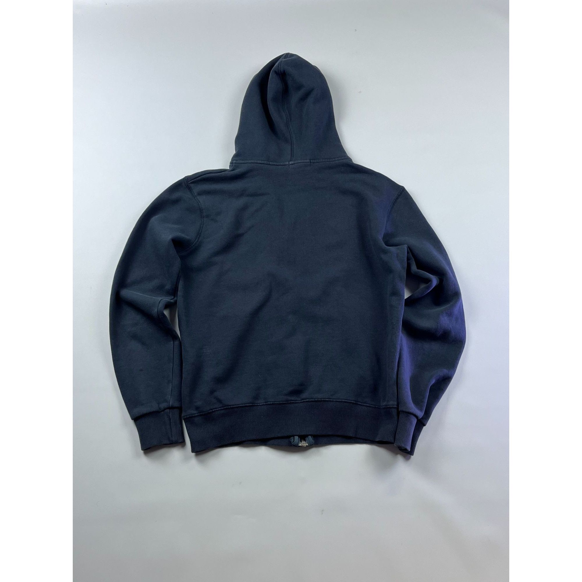 Polo Ralph Lauren × Ralph Lauren × Vintage Polo Ralph Lauren Navy Zip Hoodie With Yellow Logo Size L / US 10 / IT 46 - 7 Thumbnail