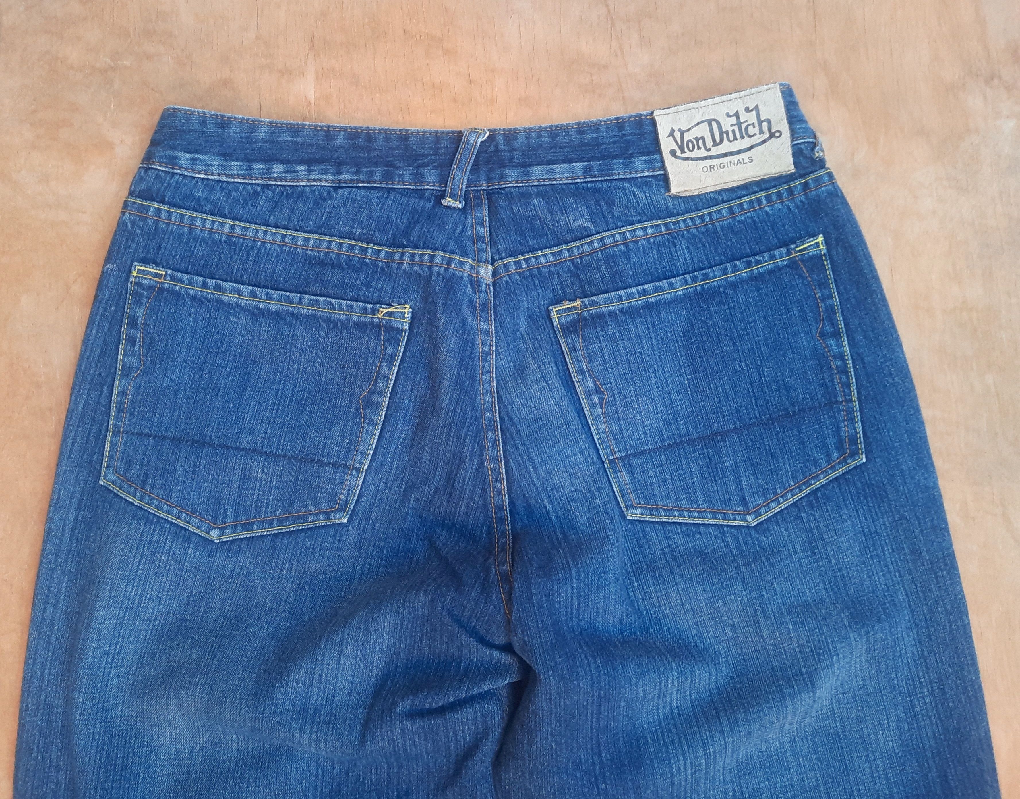 Von Dutch Von Dutch Blue cropped Distressed Denim jeans Size US 34 / EU 50 - 8 Thumbnail