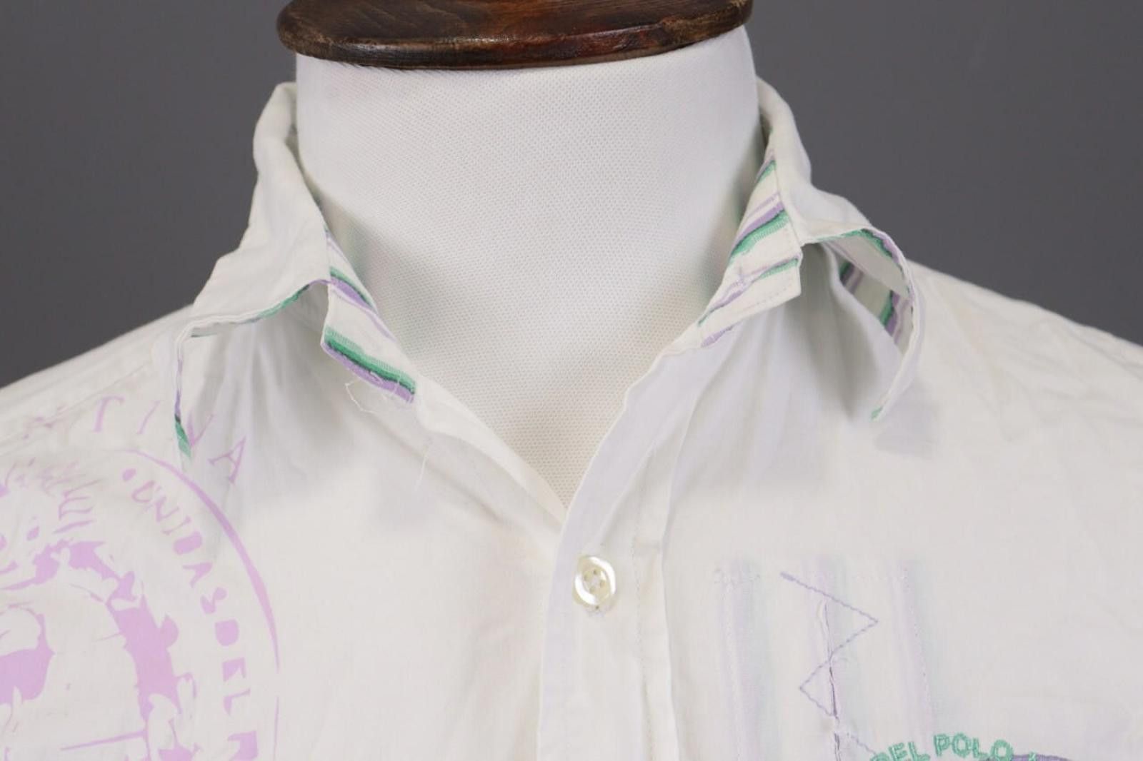 La Martina La Martina Saddlery White Polo Long Sleeve Shirt Size S Size US S / EU 44-46 / 1 - 5 Thumbnail