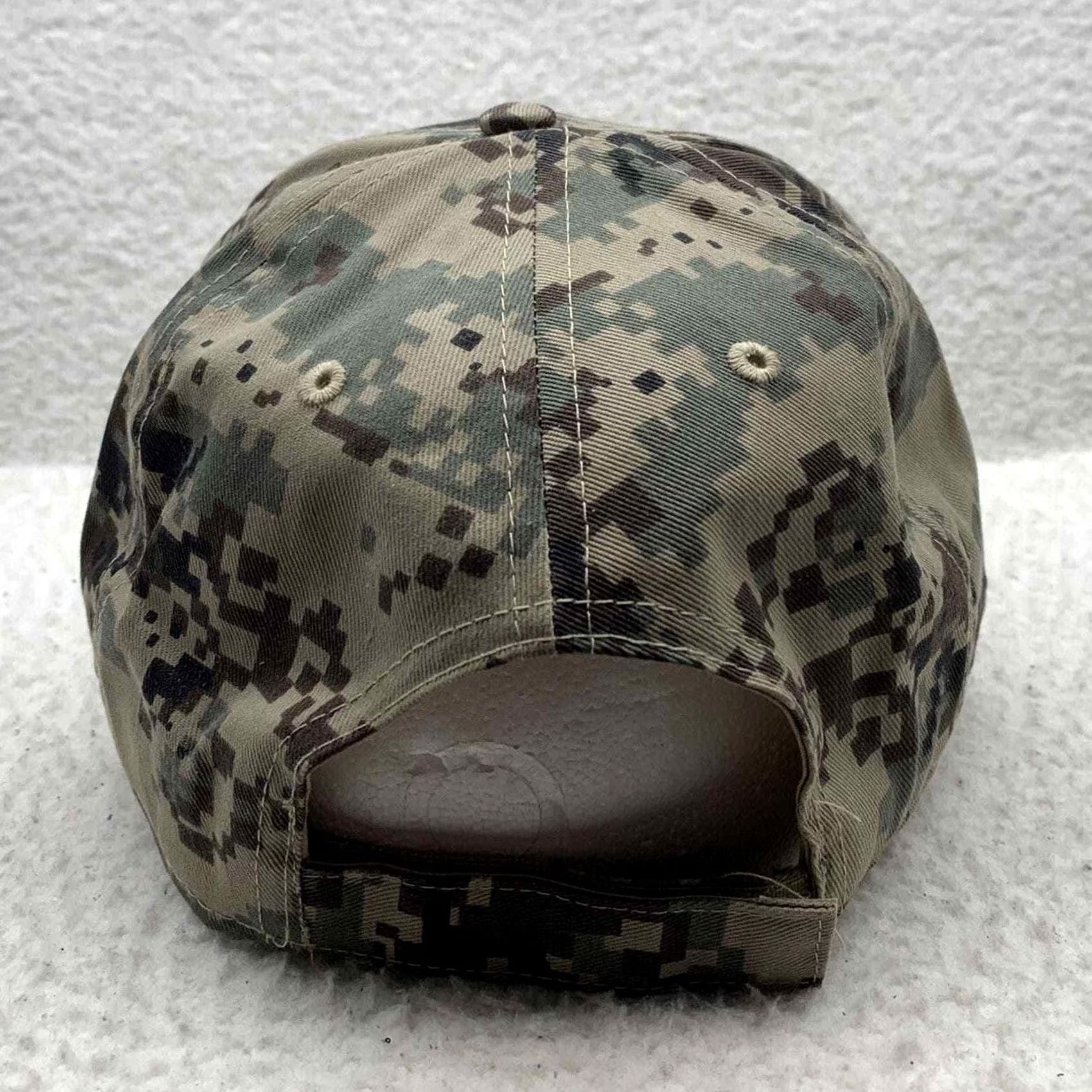 Vintage Otto Camo Baseball Hat Mens Mule Deer Foundation Patch Hook Loop BDU Digital Dad Size ONE SIZE - 4 Thumbnail