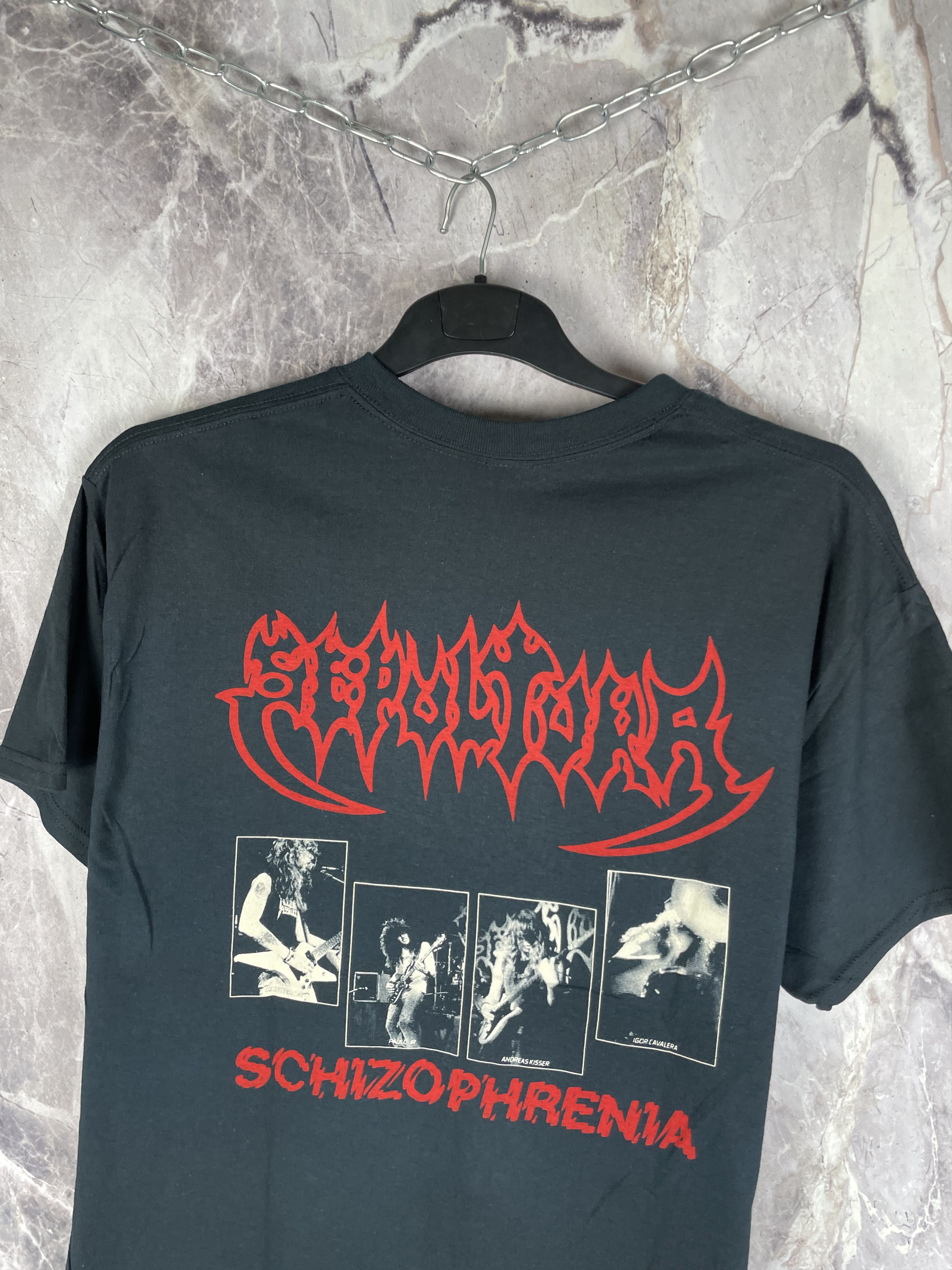 Band Tees Sepultura - Schizophrenia Tee Size US L / EU 52-54 / 3 - 6 Thumbnail