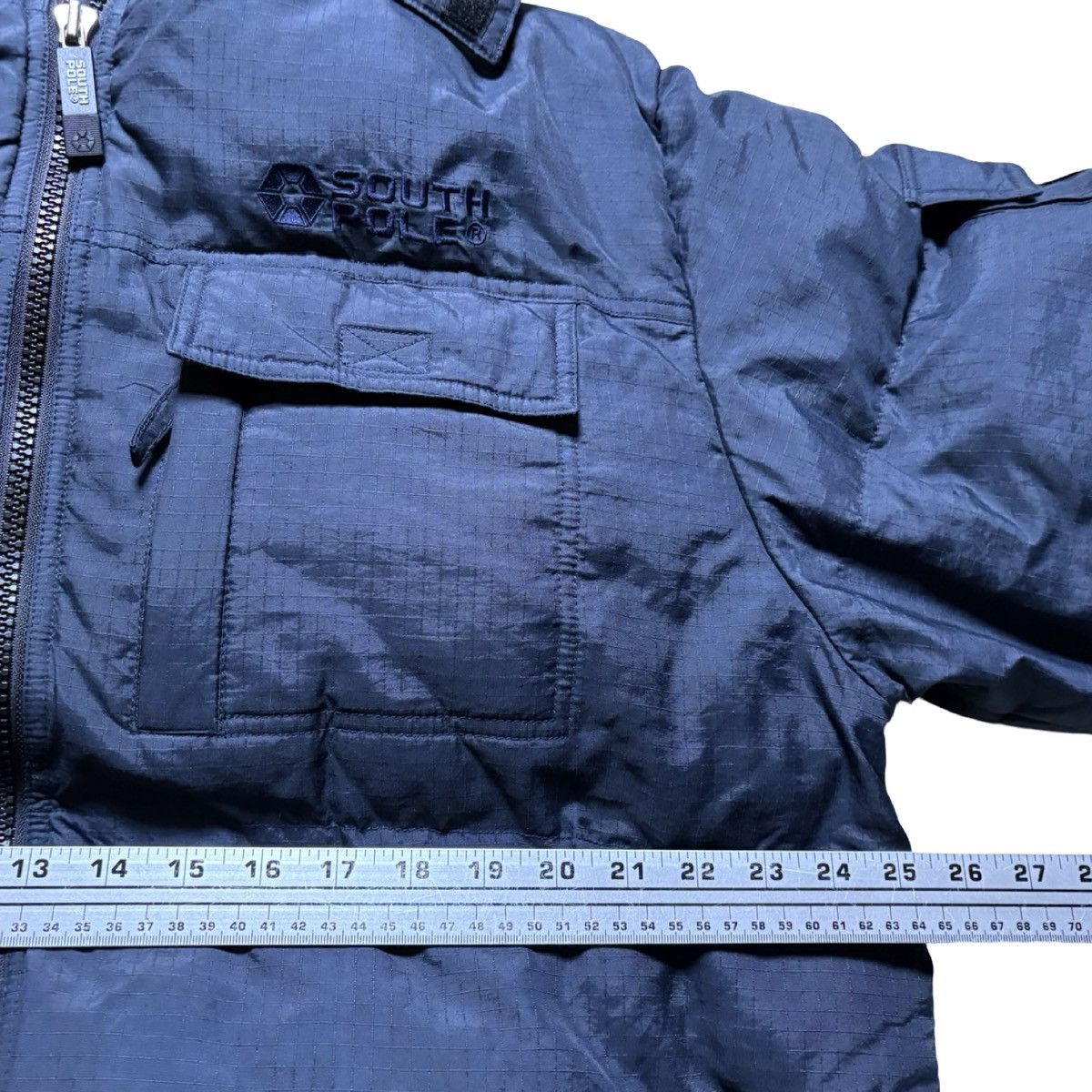 Southpole Vintage Southpole Puffer Jacket Hoodie Men’s L Navy Y2K Duck Size US L / EU 52-54 / 3 - 5 Thumbnail