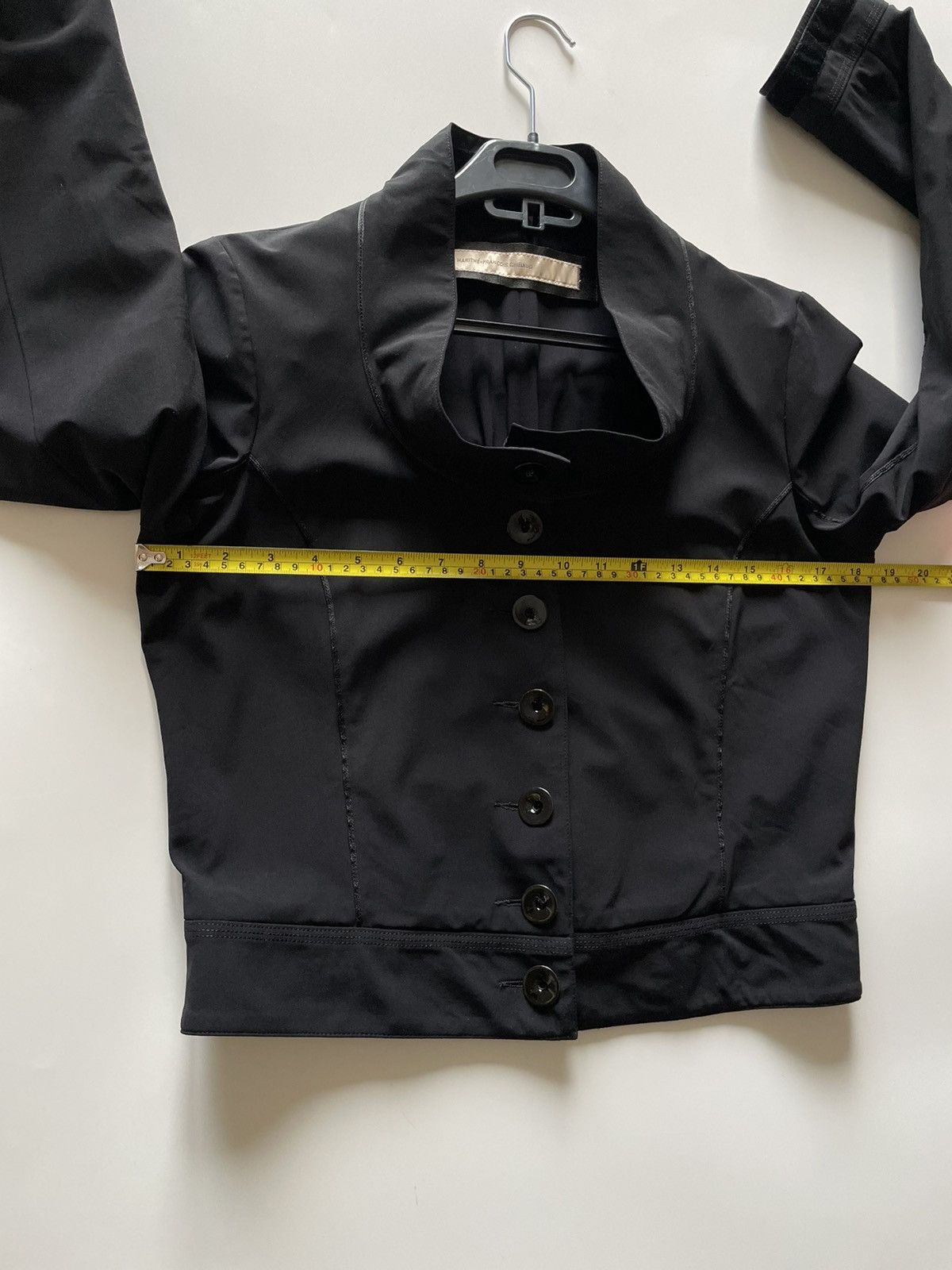 Marithe + Francois Girbaud Womens blazer Marithe Francois Girbaud Size F 42 Color Black Size M / US 6-8 / IT 42-44 - 12 Thumbnail