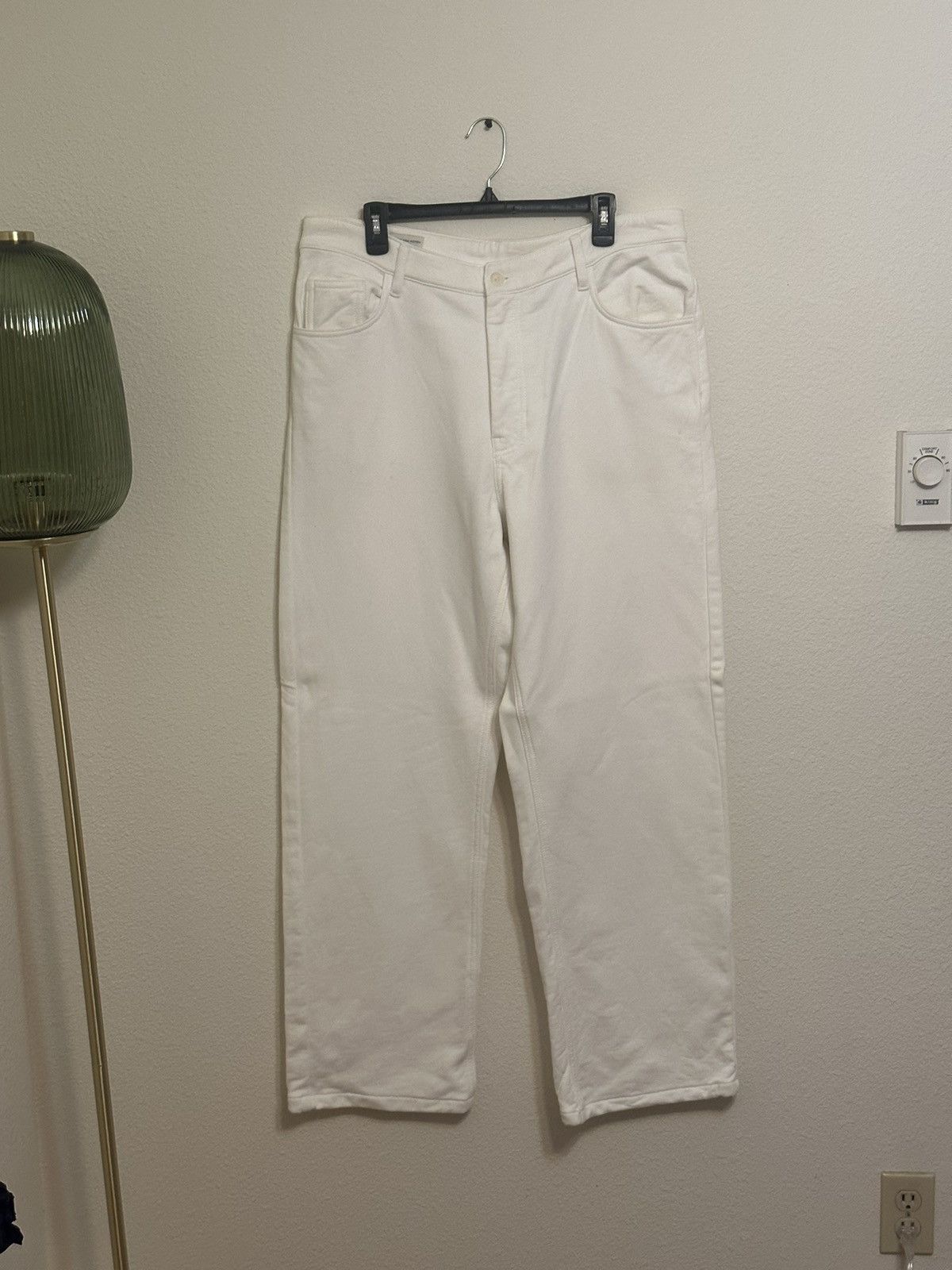 Dries Van Noten White Cotton Pants Size US 36 / EU 52 - 1 Thumbnail