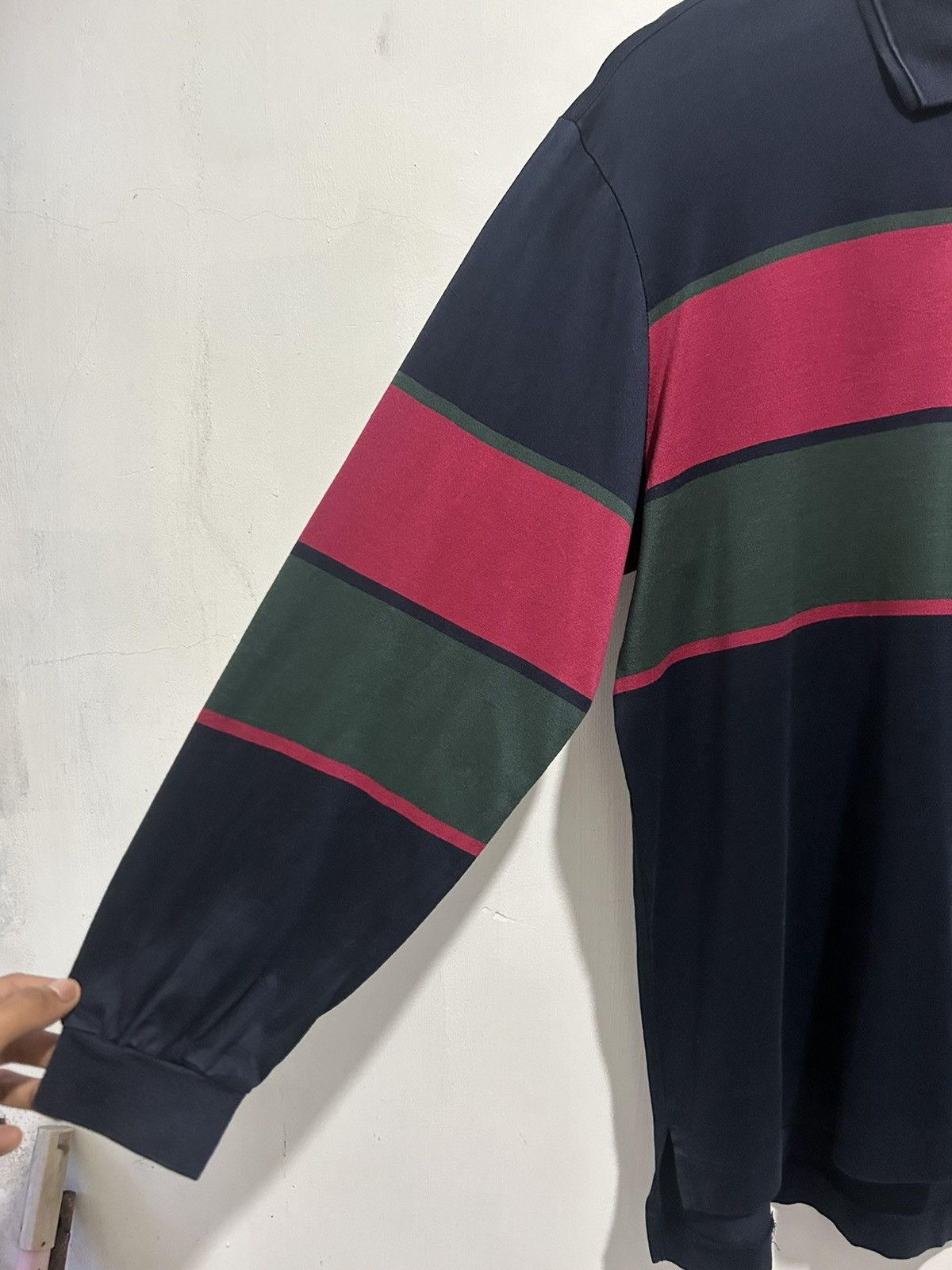 Burberry 1990s Burberrys Yacht Club Striped Shirt Size US M / EU 48-50 / 2 - 4 Thumbnail