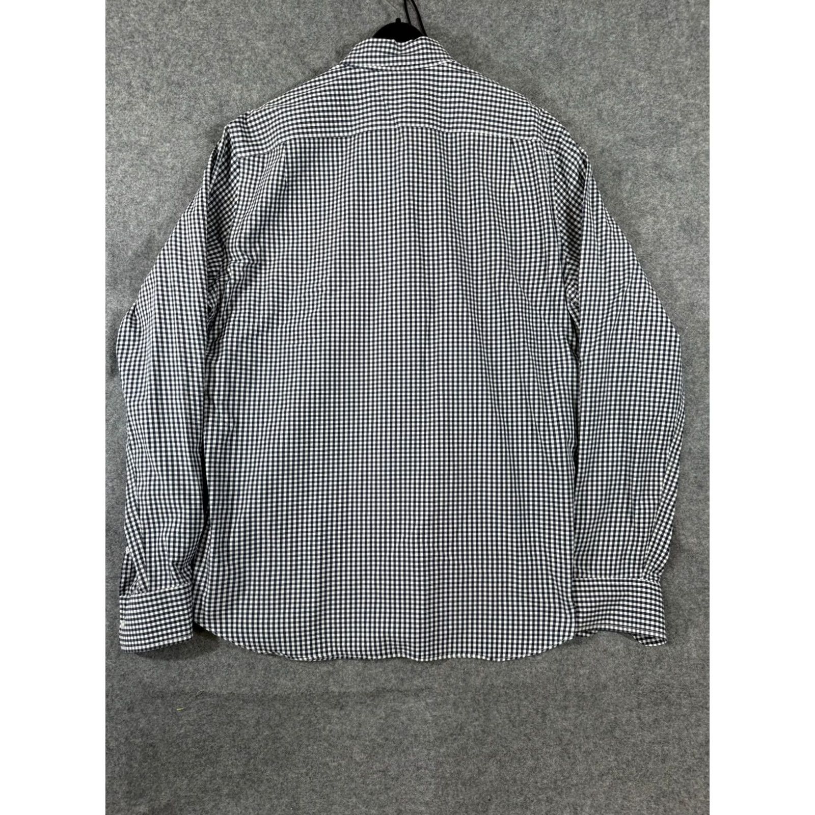 J.Crew J.CREW Shirt Mens LT Blue Mercantile Flex Navy Gingham Check Stretch Button Down Size US L / EU 52-54 / 3 - 7 Thumbnail