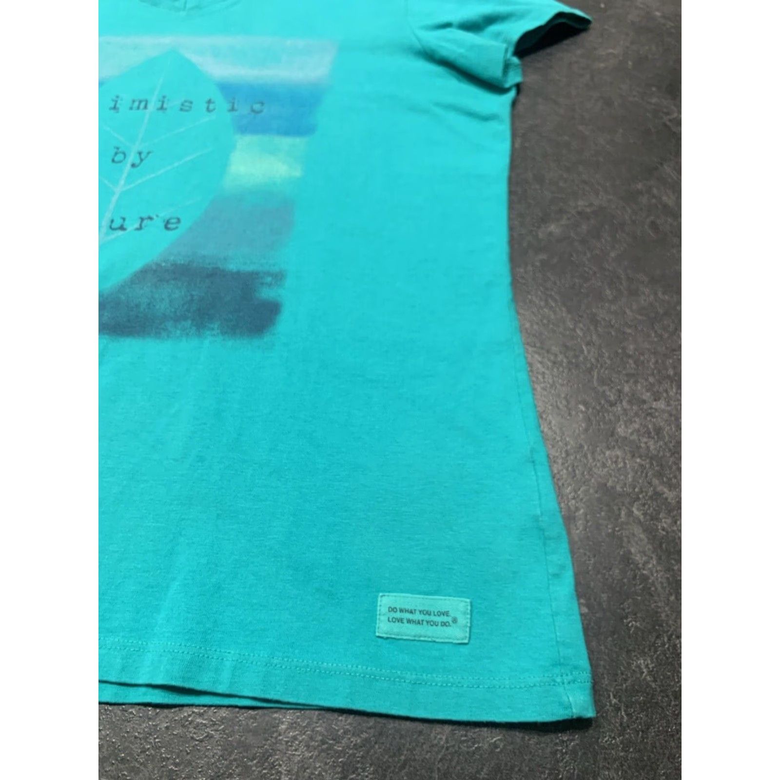 Life is Good VINTAGE Life is Good Women's T-Shirt Long Sleeve V-Neck L Green Nature 2000s Casual Women Size L / US 10 / IT 46 - 3 Thumbnail