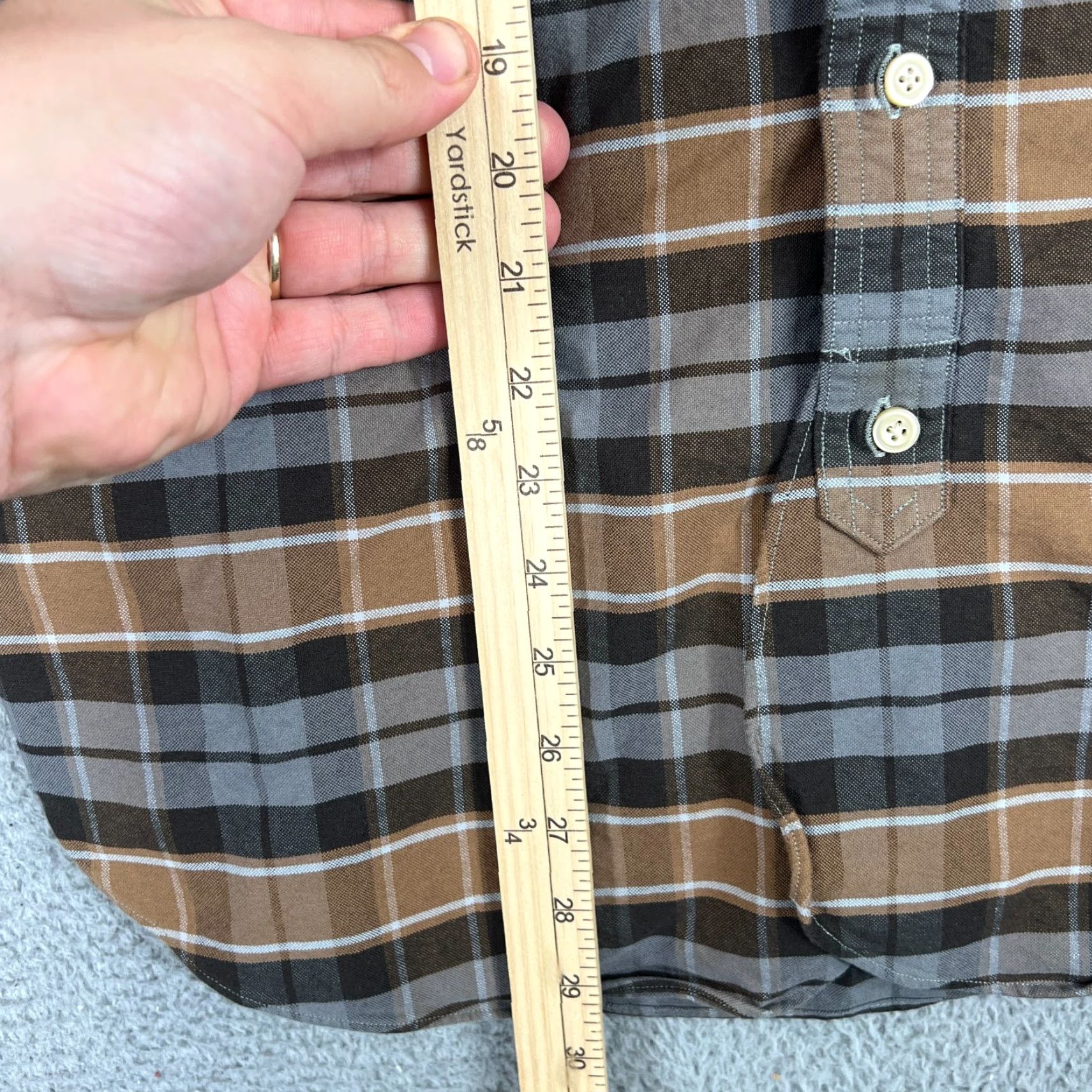 Brooks Brothers VINTAGE Brooks Brothers Button-Down Shirt Men Large Plaid Cotton All Seasons Woven Casual Business Party Size US L / EU 52-54 / 3 - 4 Thumbnail