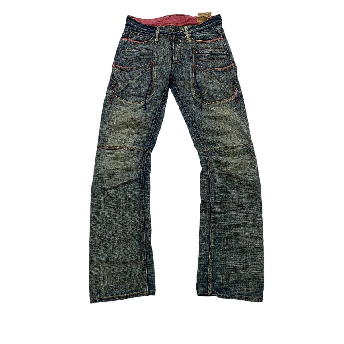 image of If Six Was Nine Nice Design Touch Original Jeans Multipocket in Blue Denim, Men's (Size 31)