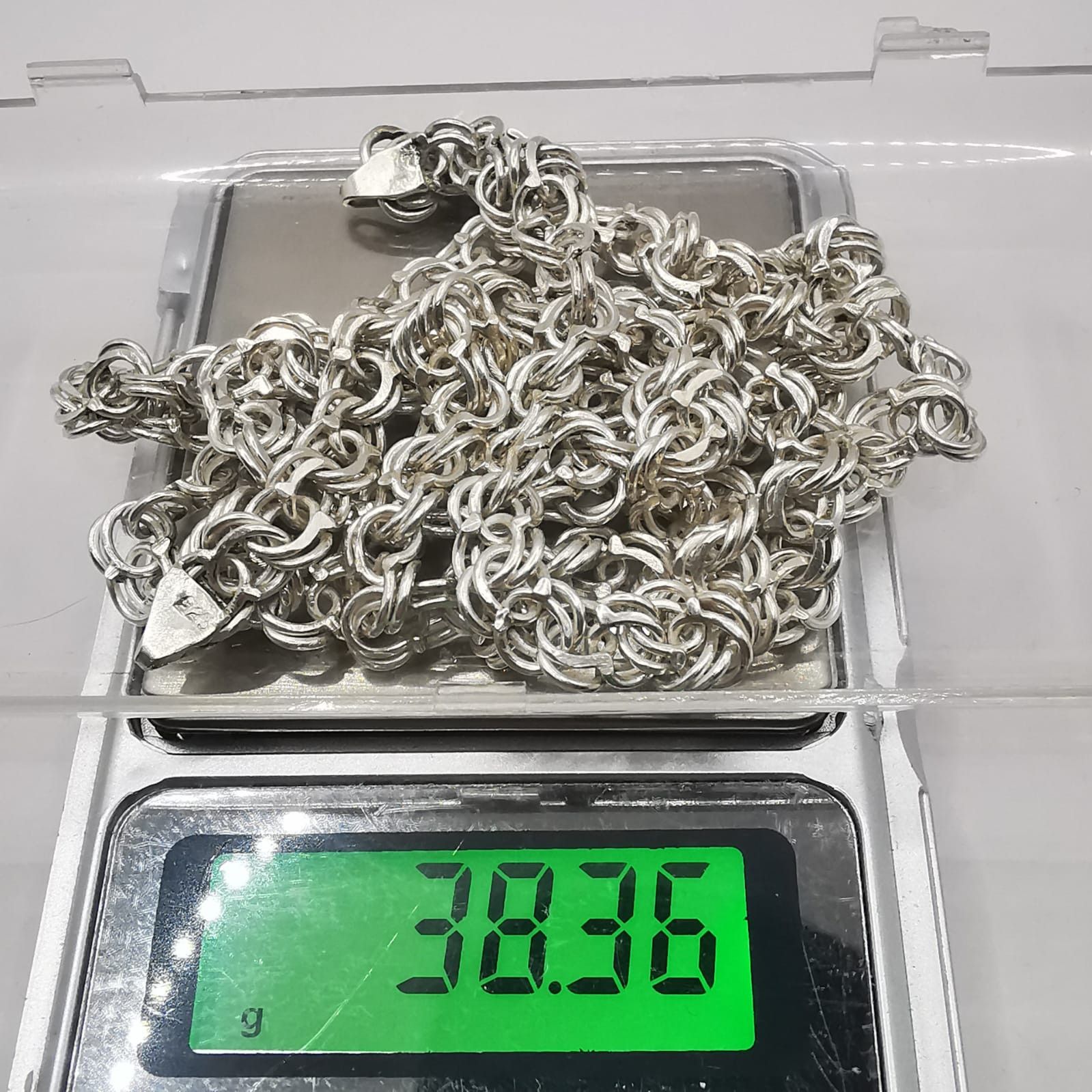 Sterling Silver Vintage Chain, 925 Sterling Silver, Signed 38.36g Size ONE SIZE - 3 Thumbnail