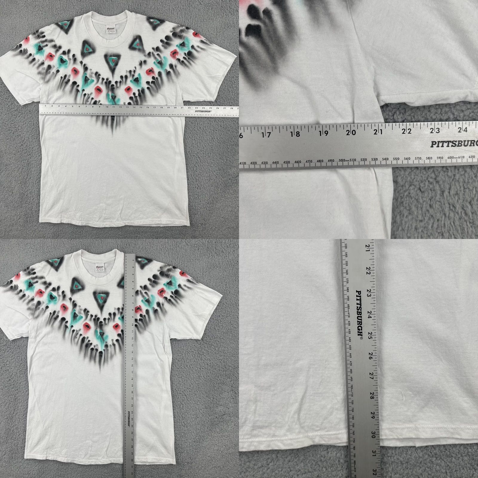 Vintage VINTAGE Stedman Super Hi-Cru T Shirt XL White Men Size US XL / EU 56 / 4 - 9 Thumbnail