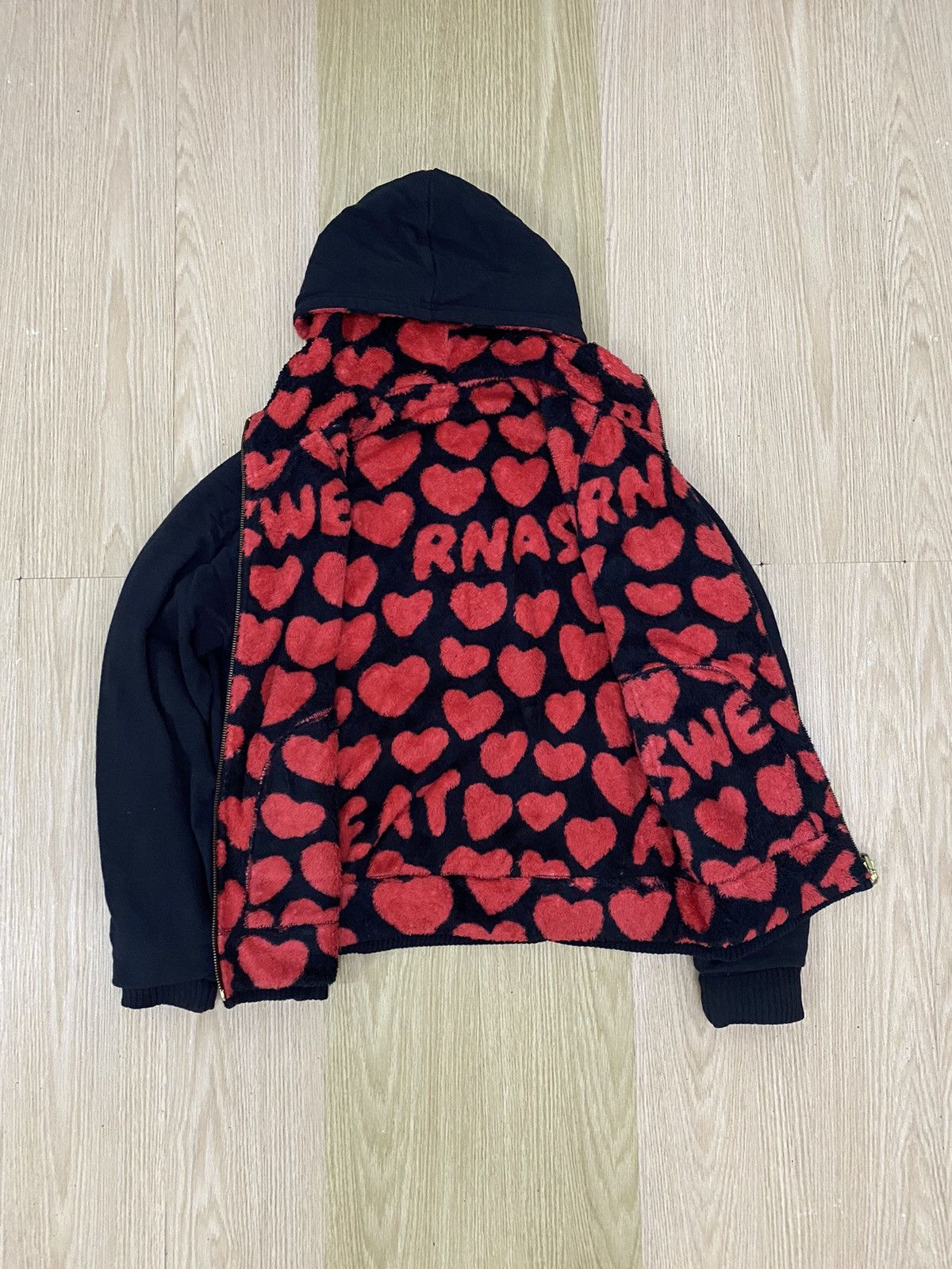 Japanese Brand Rna sweet inc reversible fleece hoodie Size M / US 6-8 / IT 42-44 - 3 Thumbnail