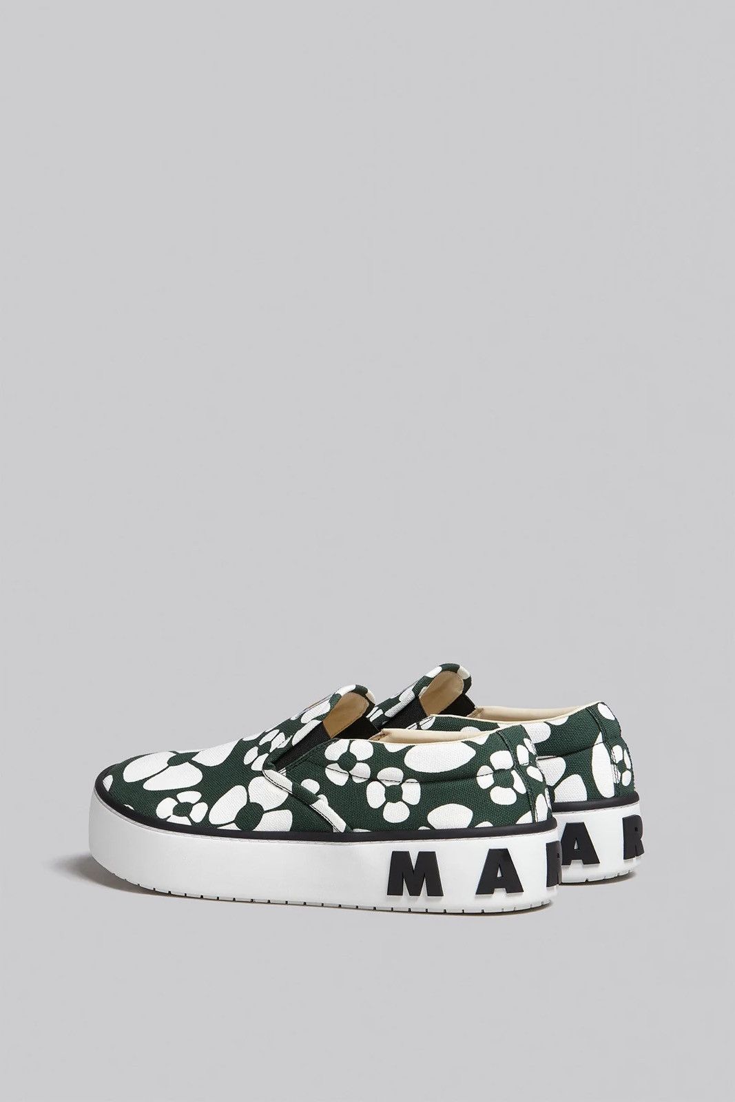 Carhartt Wip × Marni !DS! SS22 Marni X Carhartt Floral Print Green Slip Ons Size US 12 / EU 45 - 5 Thumbnail