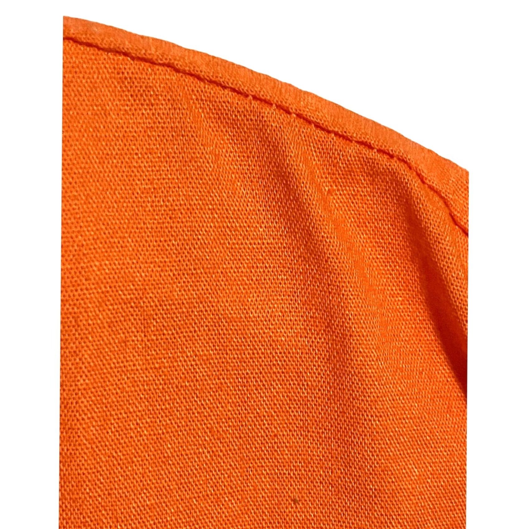 Cotton On VINTAGE? No. Cotton:On Oversized Orange Button Dad Shirt Womens XS Organic Cotton Casual NWT Size XS / US 0-2 / IT 36-38 - 3 Thumbnail