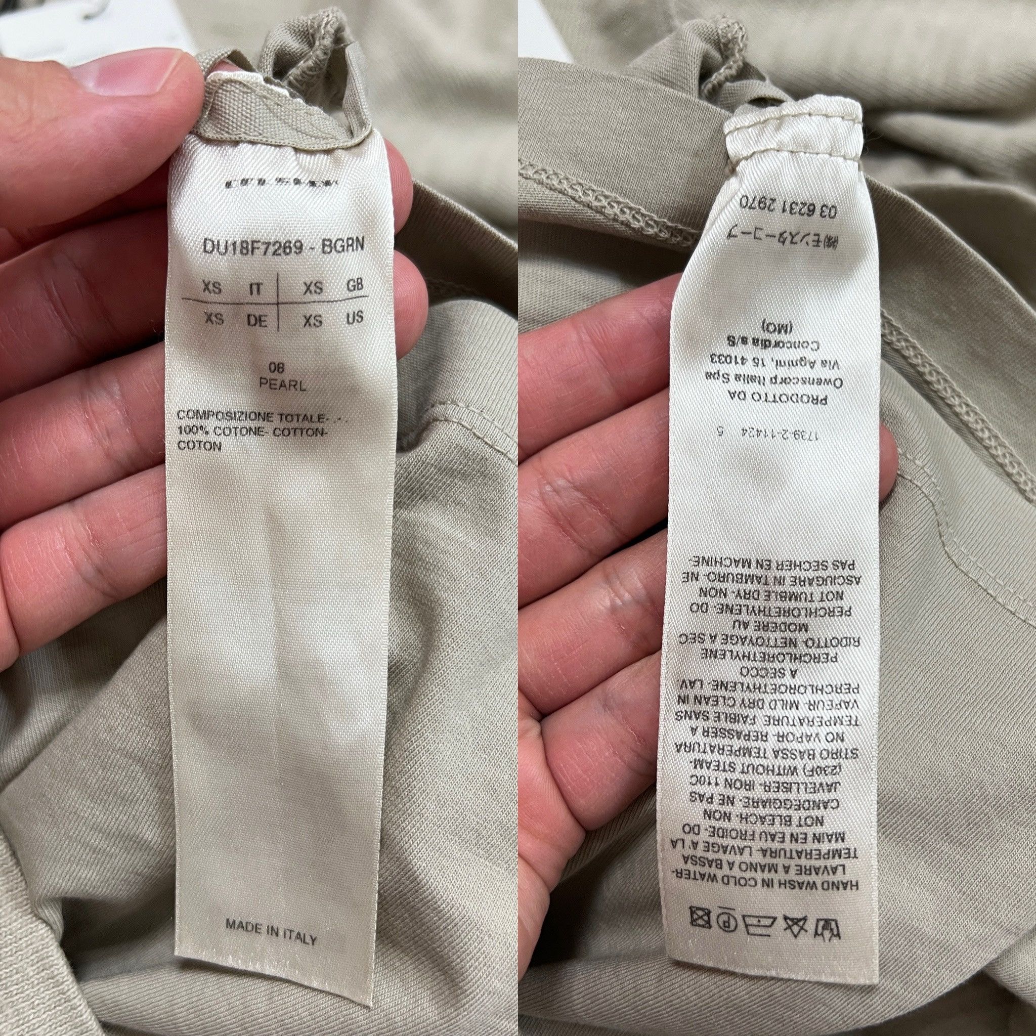 Rick Owens Rick Owens 18FW DRKSHDW Hustler Layered Long Sleeve T-Shirt Size US XS / EU 42 / 0 - 9 Thumbnail