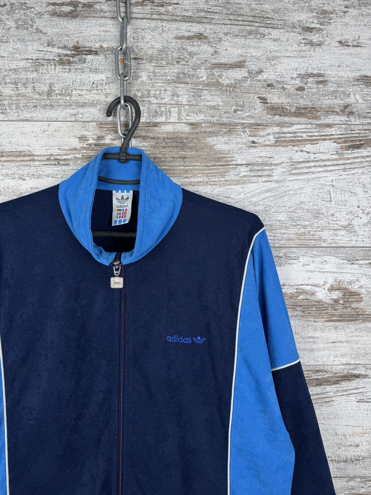 Adidas Mens Adidas track jacket 80s West Germany olympic full zip Size US M / EU 48-50 / 2 - 2 Thumbnail
