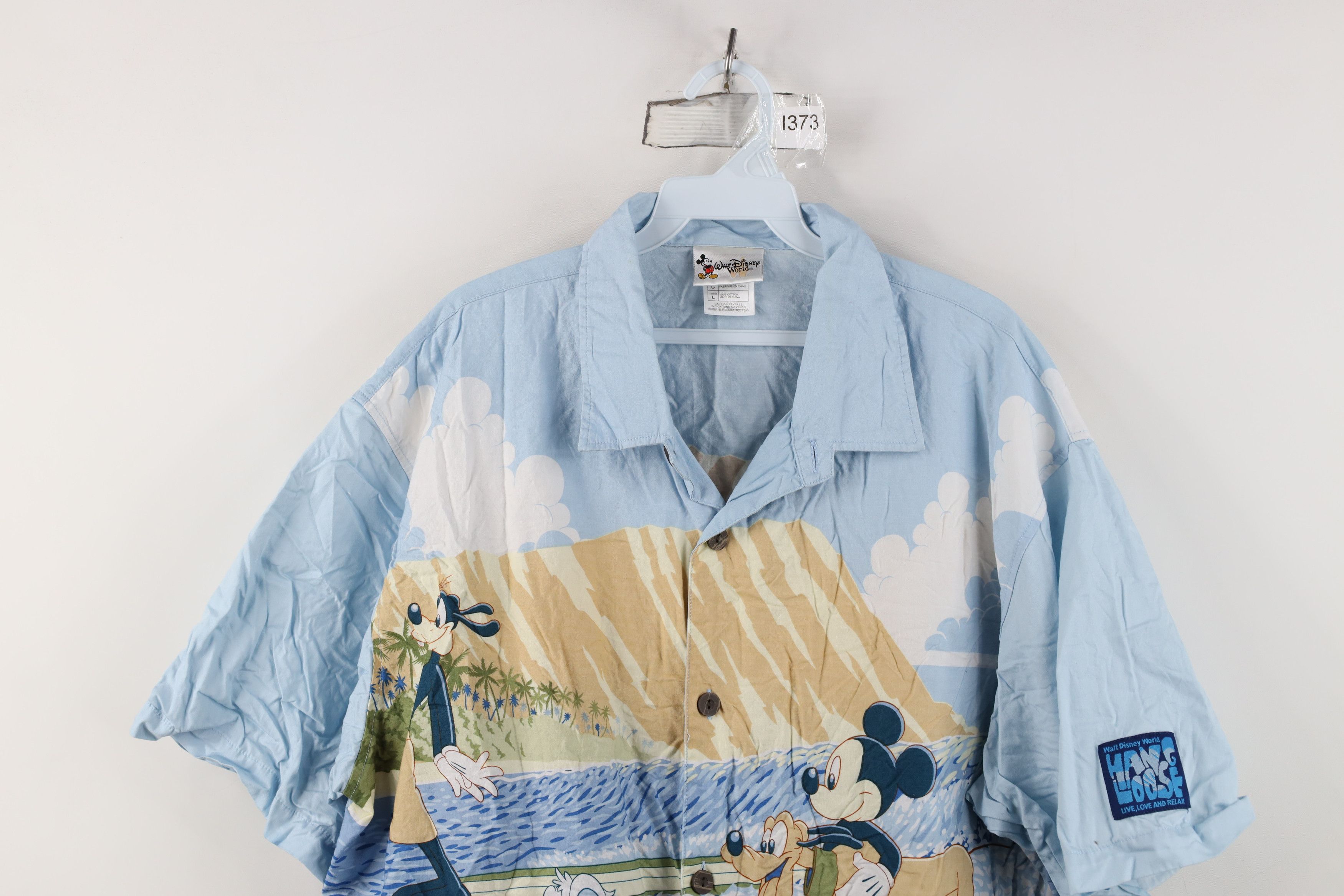 Disney Vintage 90s Y2K Disney All Over Print Collared Button Shirt Size US L / EU 52-54 / 3 - 2 Thumbnail