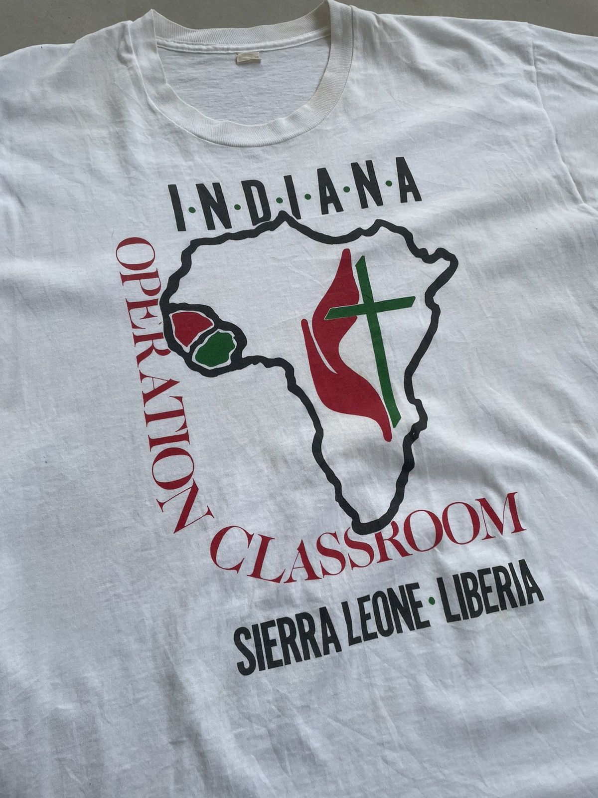 Vintage VINTAGE RELIGION INDIANA OPERATION CLASSROOM TEE Size US XL / EU 56 / 4 - 2 Thumbnail