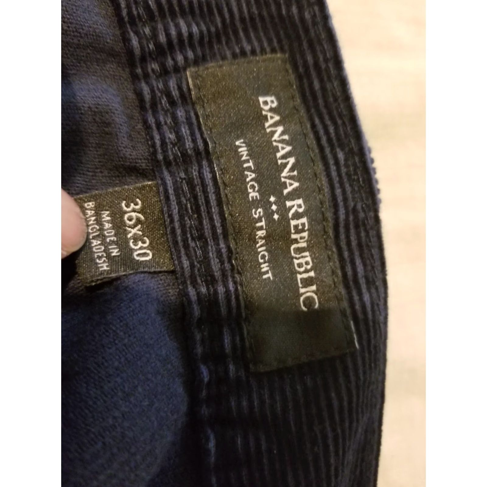Banana Republic Banana Republic Jeans Pants Corduroy Cotton Navy Blue 36x30 Mens 38x30 Inseam 30 Denim/Jeans Shirt? Size US 36 / EU 52 - 5 Thumbnail