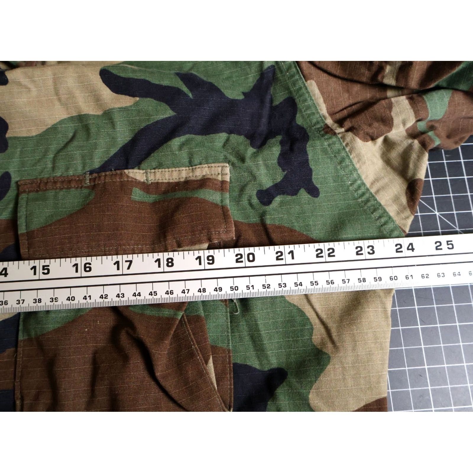 American Apparel Military Jacket Men’s Medium Woodland Camo Camouflage Army Hot Weather Jacket Size US M / EU 48-50 / 2 - 5 Thumbnail