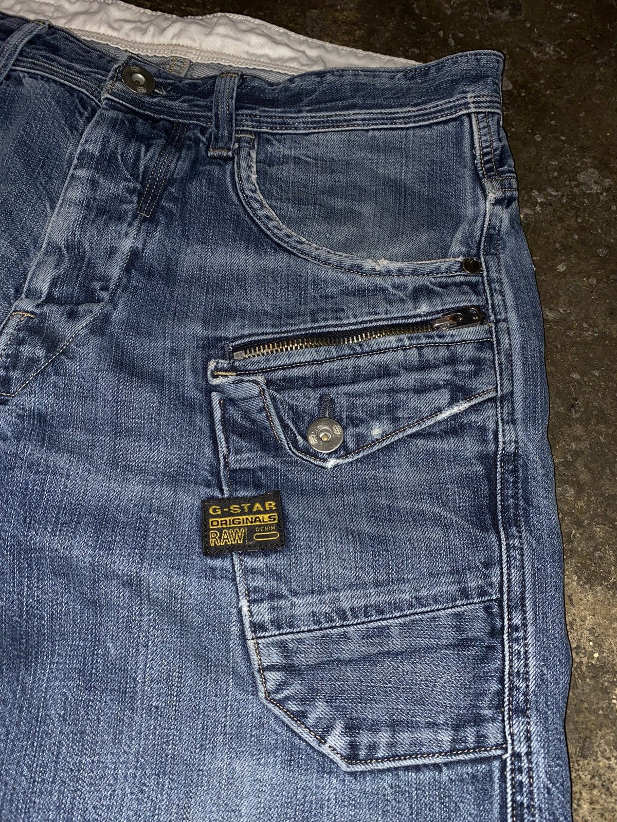 G-Star Vintage G-Star Y2K Multi Pocket Bootcut Denim Jeans Pants Size US 32 / EU 48 - 2 Thumbnail