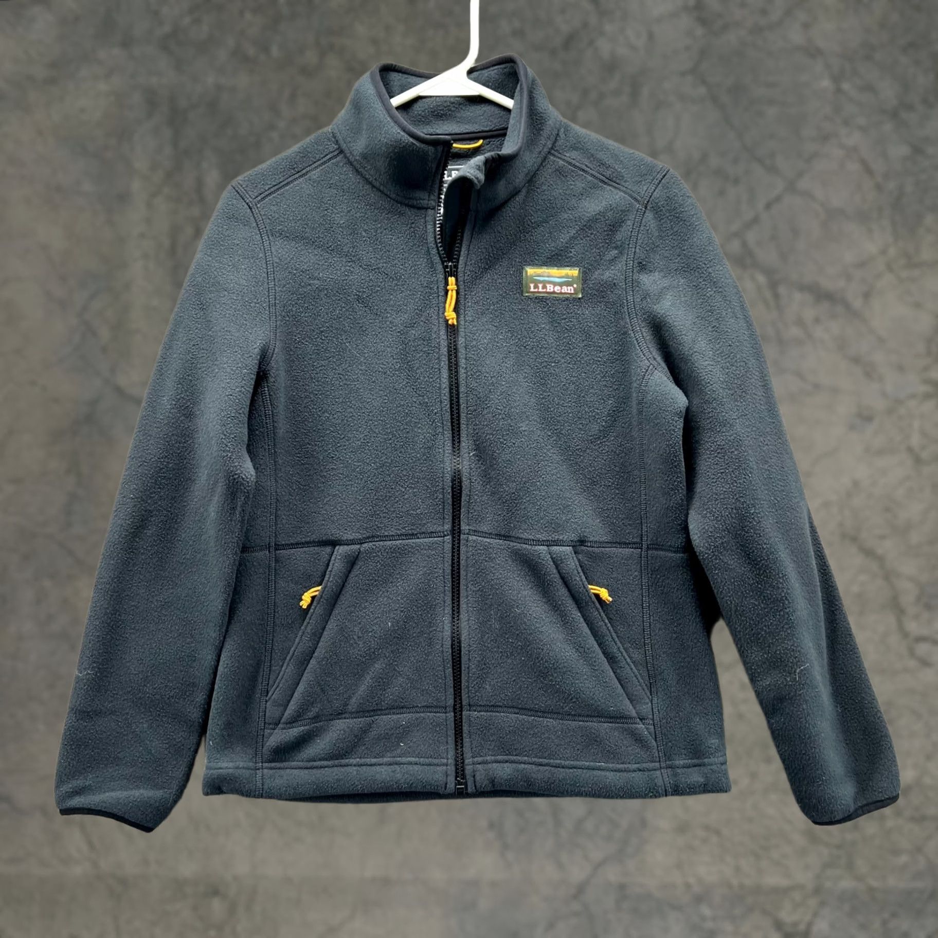 Vintage VINTAGE L.L. Bean Sweater Women XS Black Full Zip Jacket Fleece Mountain Autumn Winter 90s Mens Womens Size XS / US 0-2 / IT 36-38 - 1 Thumbnail