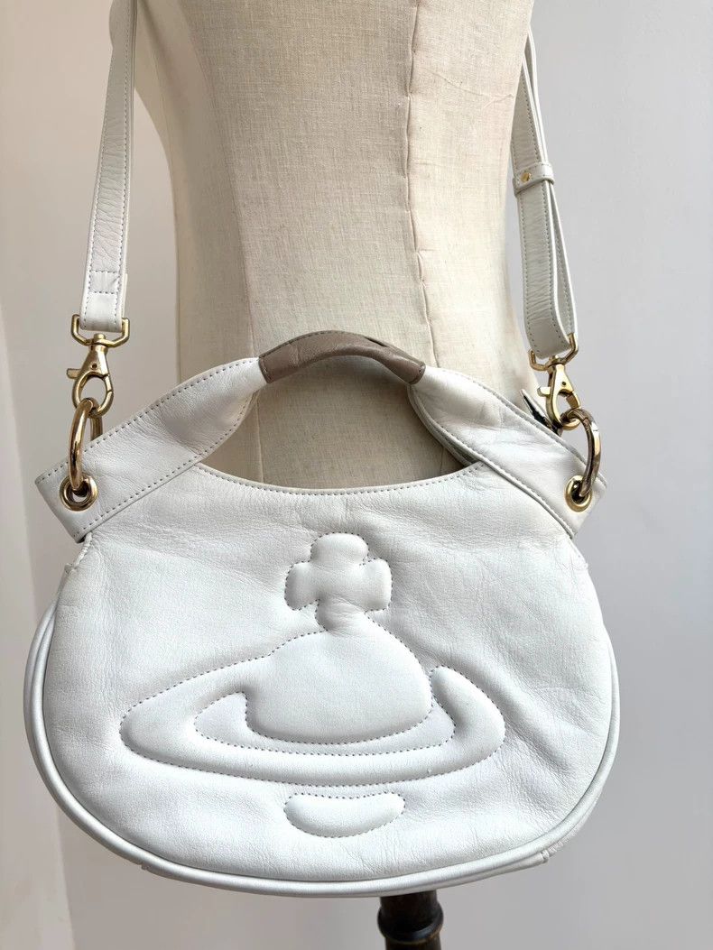 Vivienne Westwood Vivienne Westwood size os White balaclava leather Saturn ba Size ONE SIZE - 2 Thumbnail