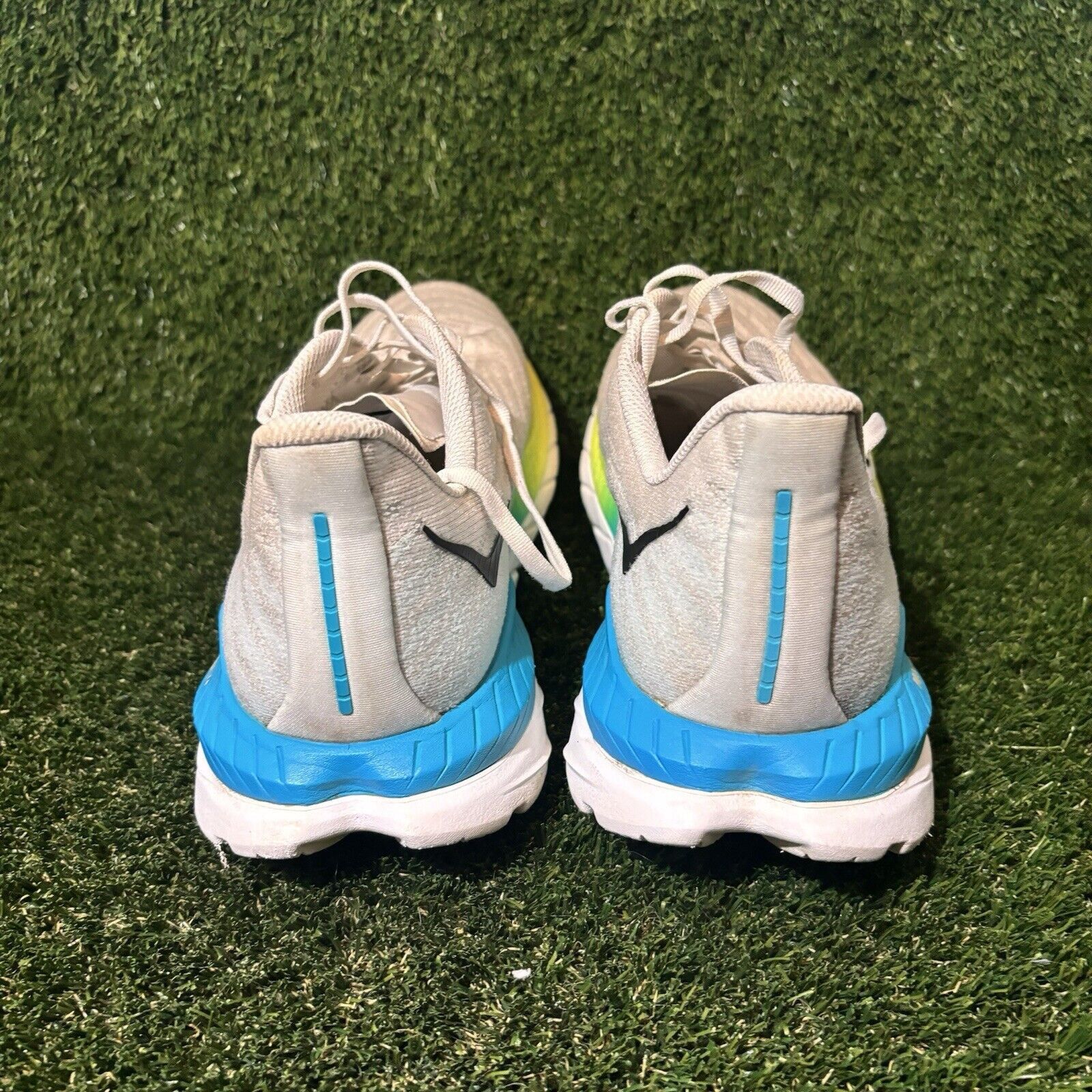 Hoka Size 12.5 - Hoka One One Mach 5 White Blue Glass Size US 12.5 / EU 45-46 - 6 Thumbnail