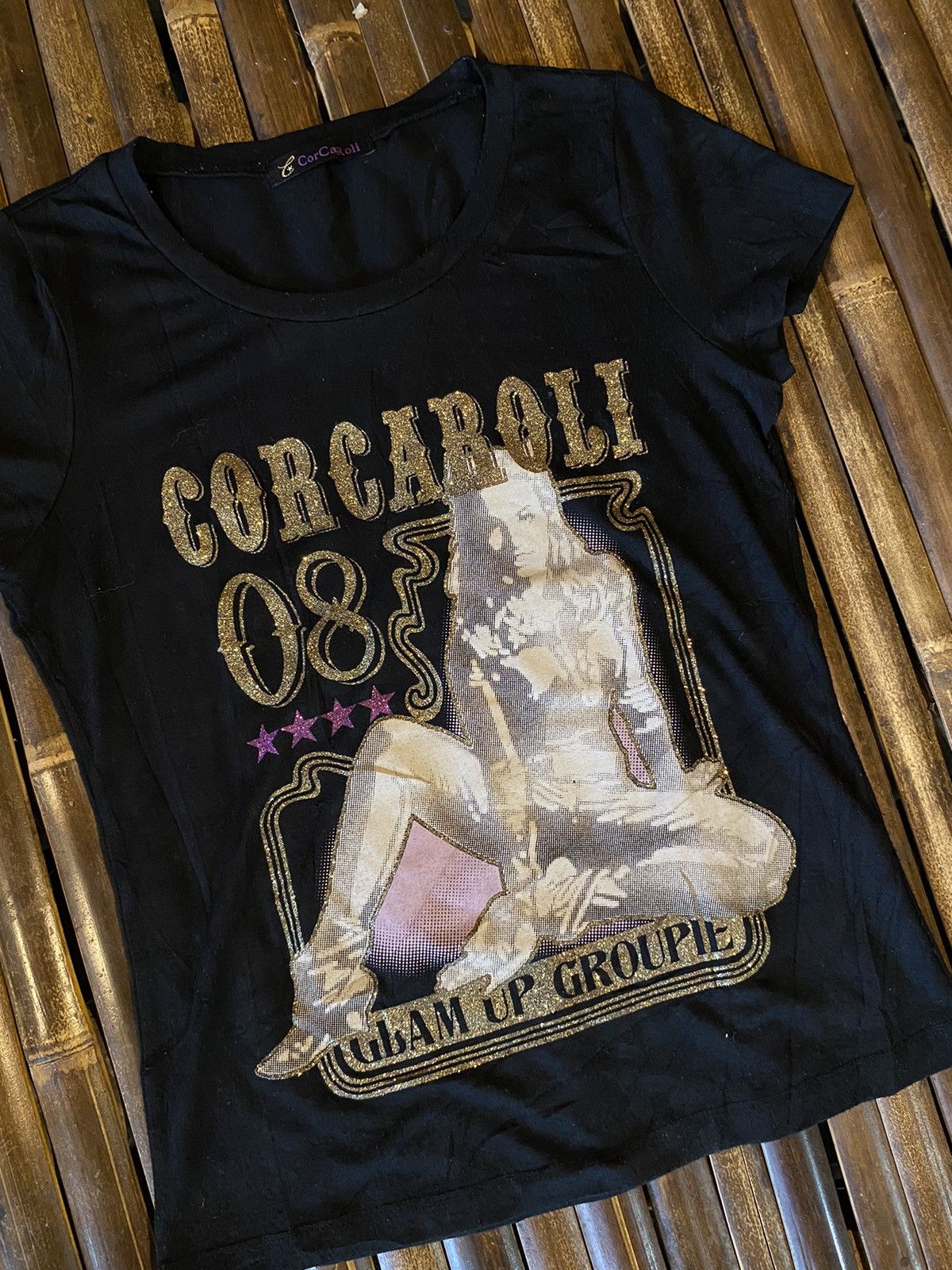 Japanese Brand CORCAROLI HYSTERIC STYLE TSHIRT Size S / US 4 / IT 40 - 2 Thumbnail