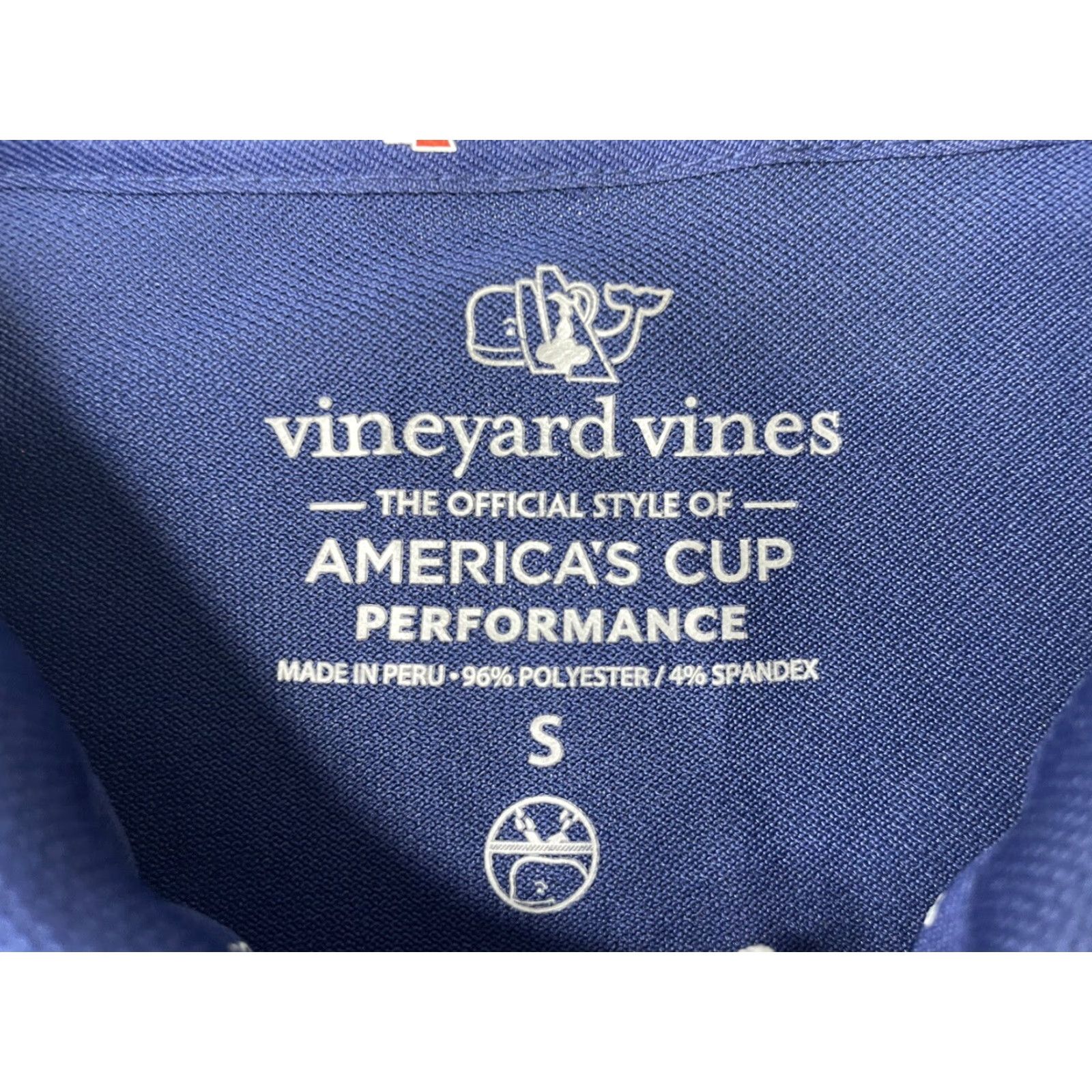 Vineyard Vines Vineyard Vines Performance Polo Shirt Sailing Bermuda 2017 Small Multicolor Short Sleeve Collared Logo Embroidered Men Size US S / EU 44-46 / 1 - 4 Thumbnail
