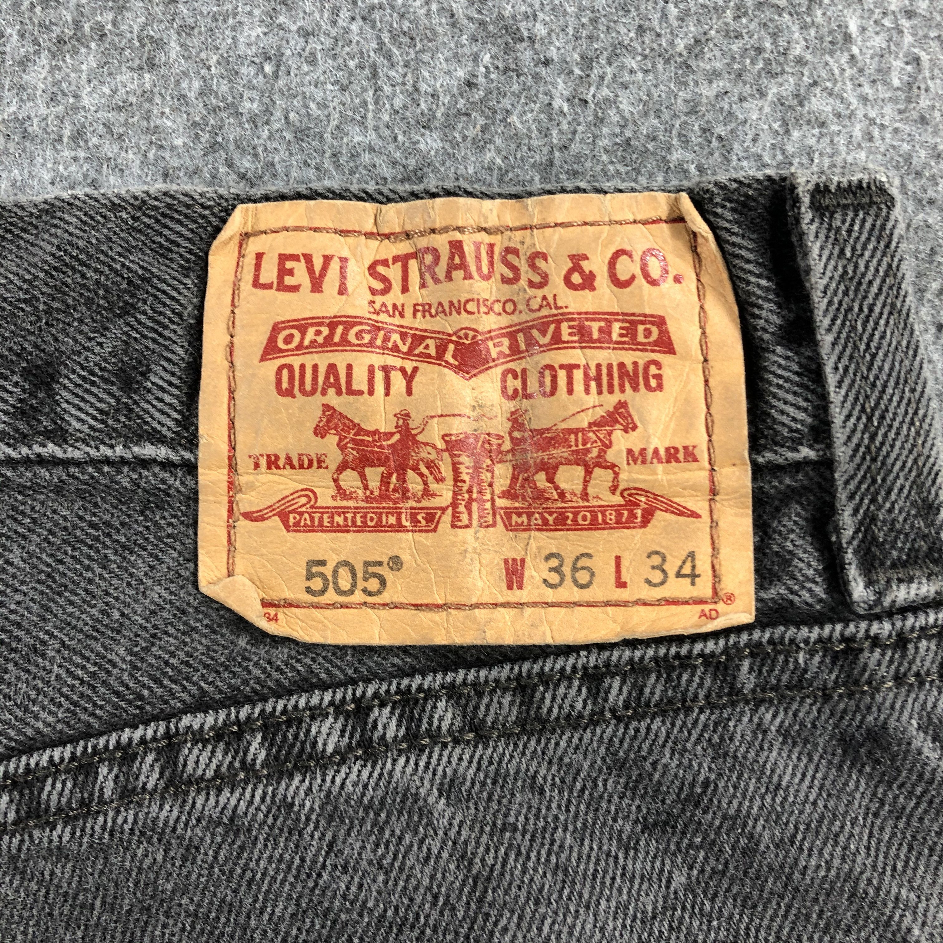 Levi's Vintage Levis 505 Earth Tone Jeans-J2137 Size US 36 / EU 52 - 5 Thumbnail