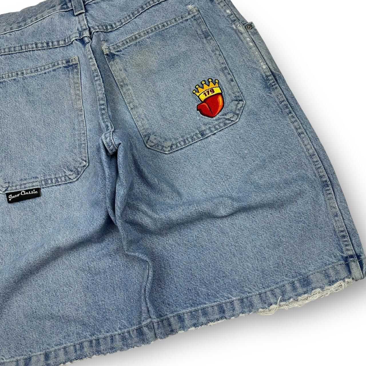JNCO JNCO Men's Blue Shorts Size US 34 / EU 50 - 2 Thumbnail