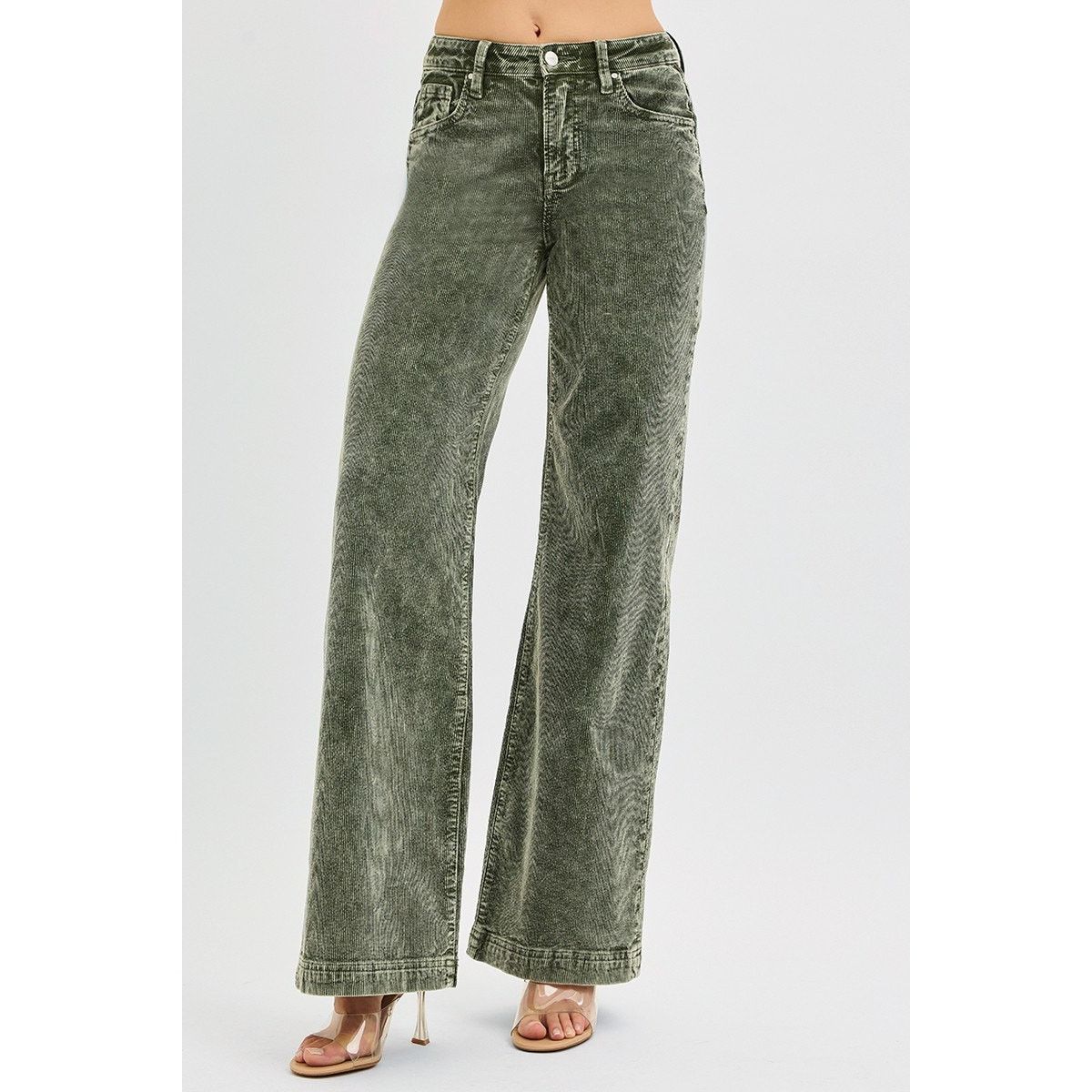 Other RISEN High Rise Wide Leg Corduroy Jeans - Plus Size 2XL Size 36" / US 14 / IT 50 - 2 Thumbnail