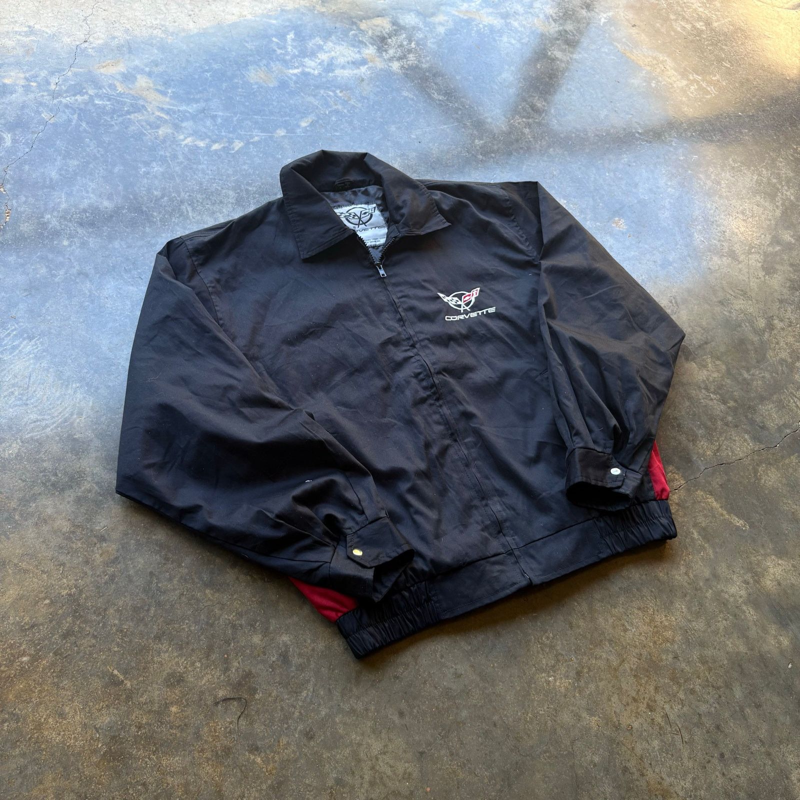 Vintage Beautiful Vintage 90s Corvette Zip Up Jacket Size US L / EU 52-54 / 3 - 2 Thumbnail
