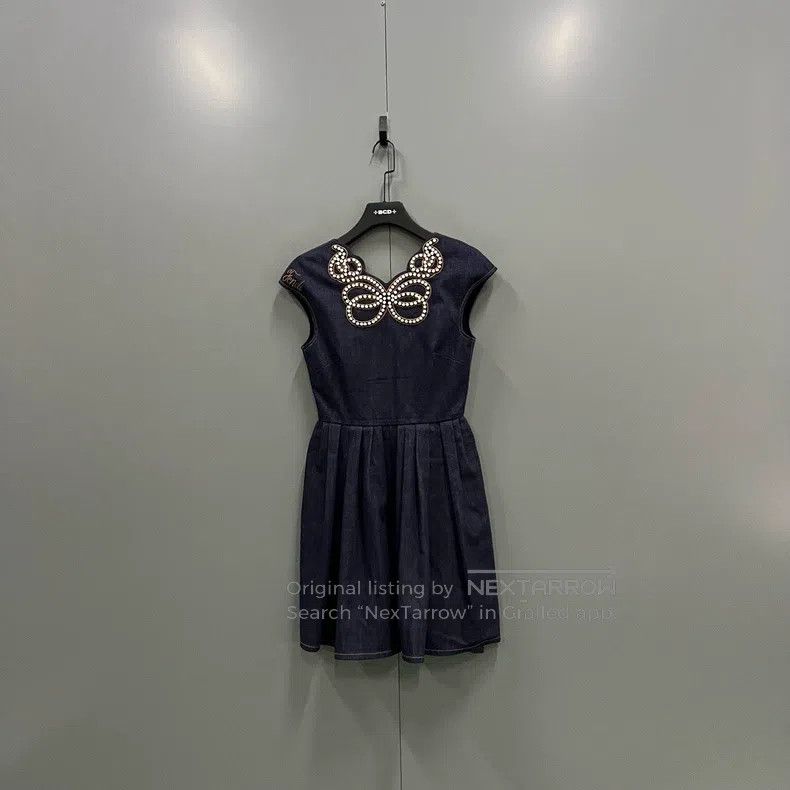 Fendi Fendi Beaded Butterfly Sleeveless Dress Size XS / US 0-2 / IT 36-38 - 1 Thumbnail