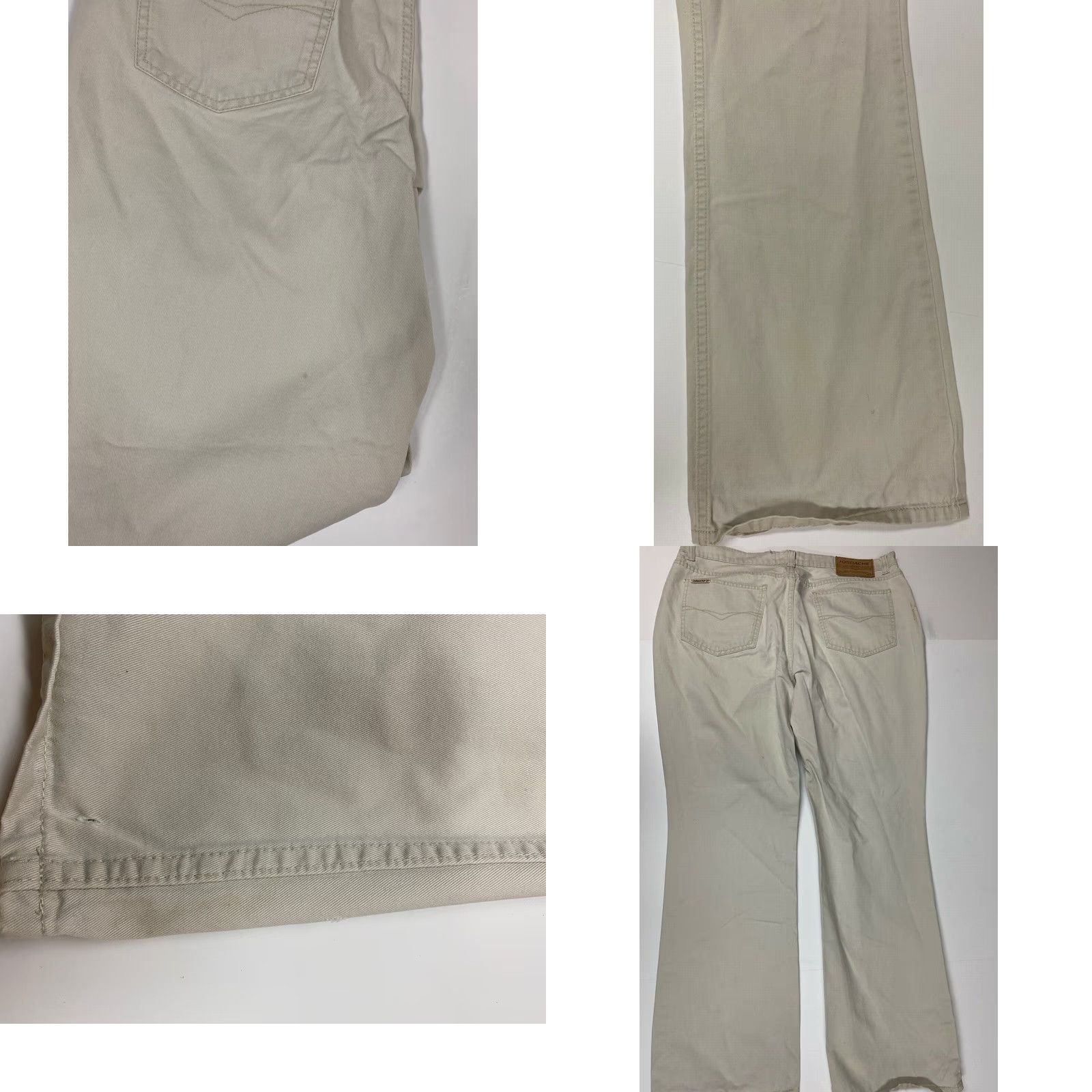 Jordache Jordache Pants Womens 16 Beige Cotton Bootcut Chino 31 Inseam Regular 8.5-10.5 Rise Size 38" / US 16 / IT 52 - 8 Thumbnail