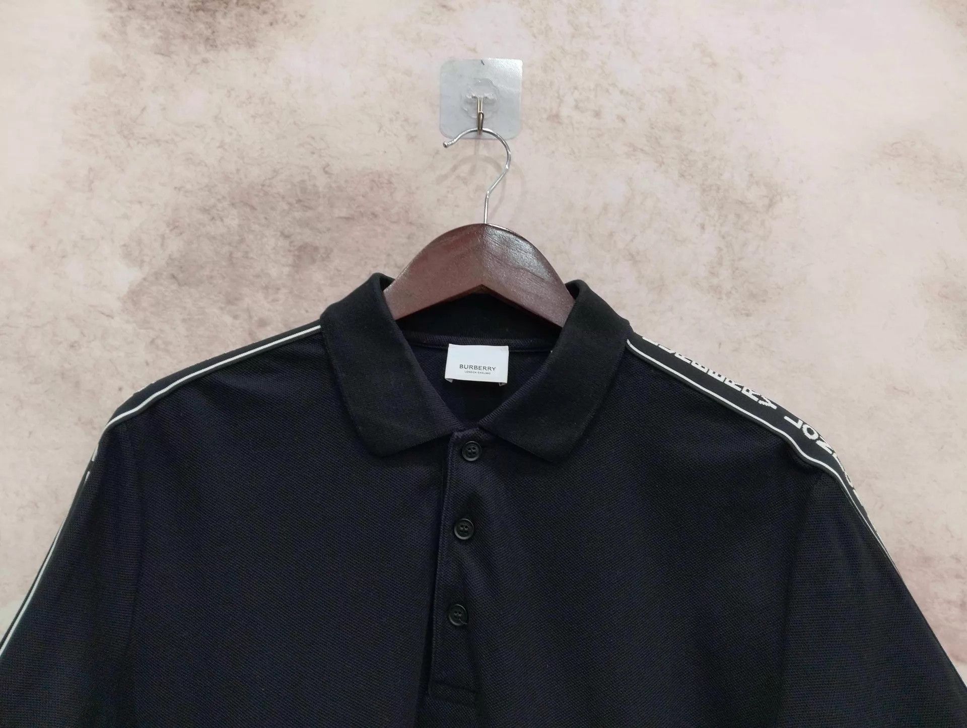 Burberry BURBERRY Logo Tape Cotton Short-Sleeve Polo XS Size US XS / EU 42 / 0 - 3 Thumbnail