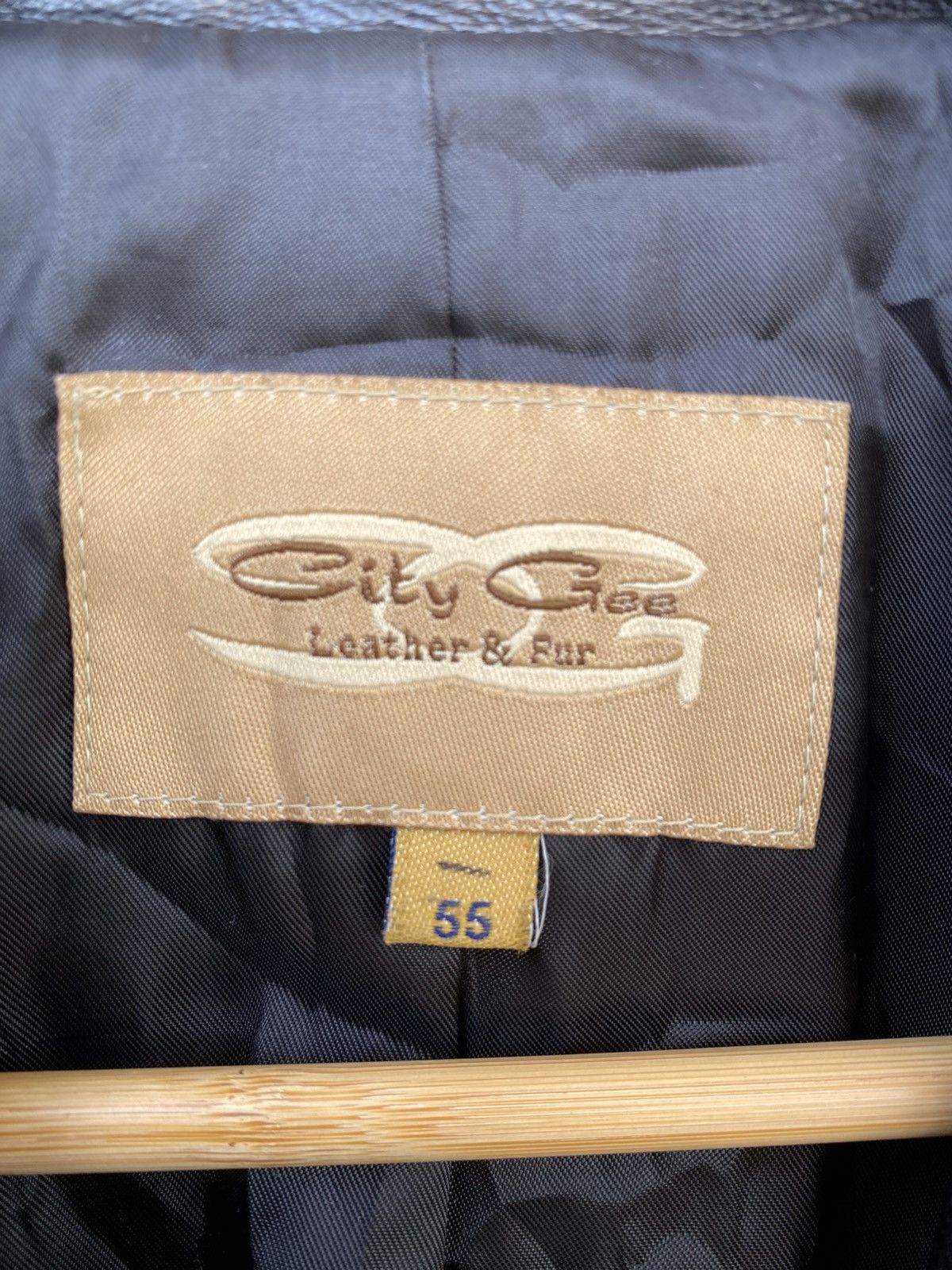 Genuine Leather City Gee Leather & Fur Blazer Jacket Size S / US 4 / IT 40 - 5 Thumbnail
