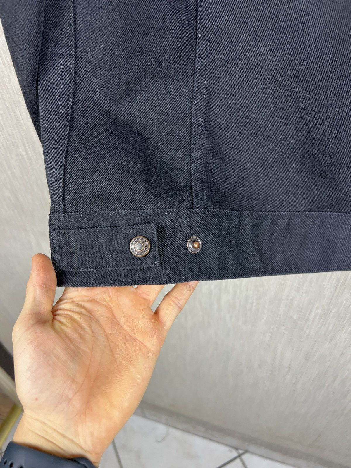 Levi's Vintage 90s Levi’s Sta-Prest denim trucker jacket levis logo Size XL / US 12-14 / IT 48-50 - 21 Thumbnail