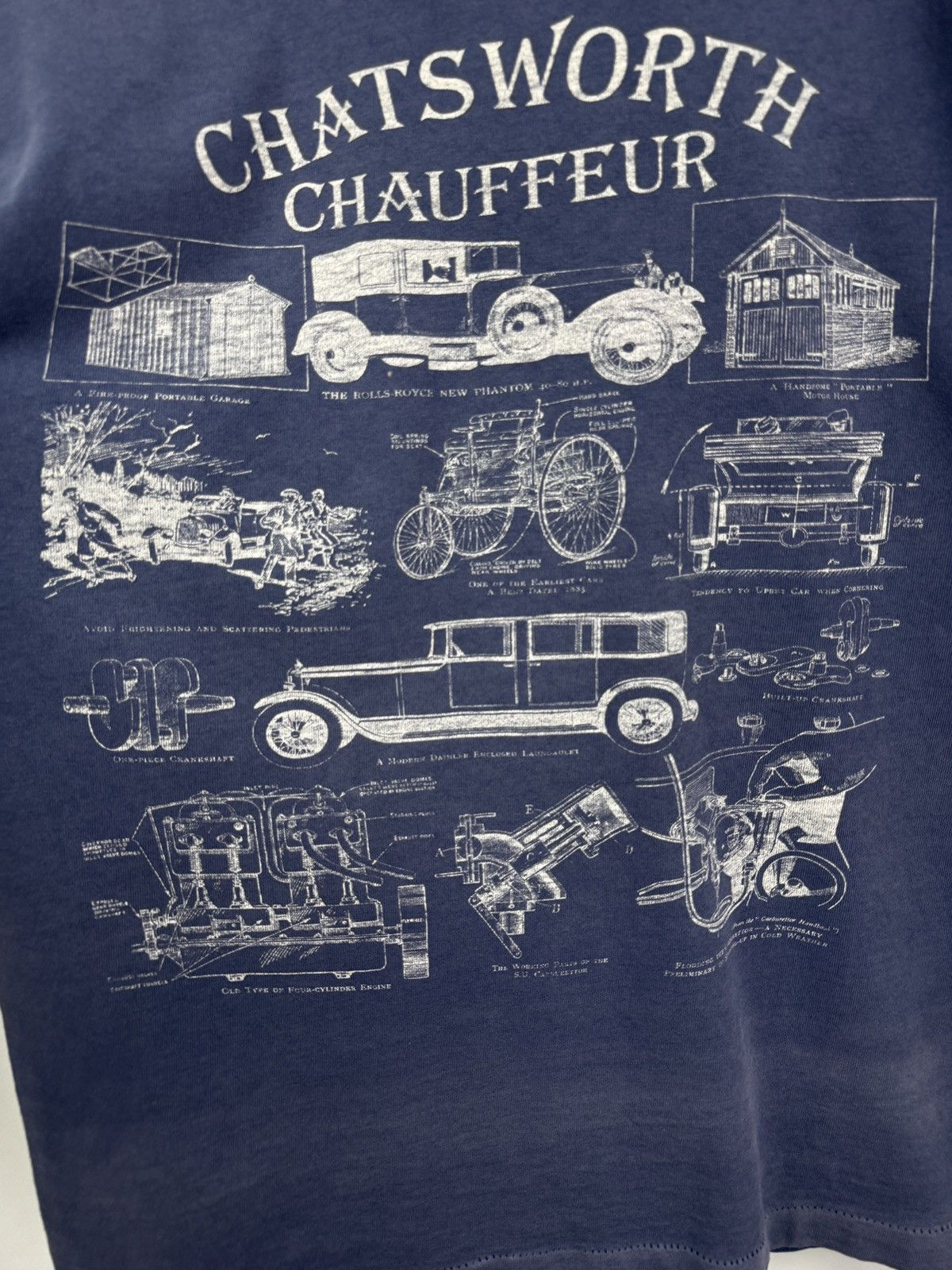 Fruit Of The Loom 🇬🇧 Vintage 90s Chatsworth House The Rolls Royce New Phantom Size US L / EU 52-54 / 3 - 5 Thumbnail