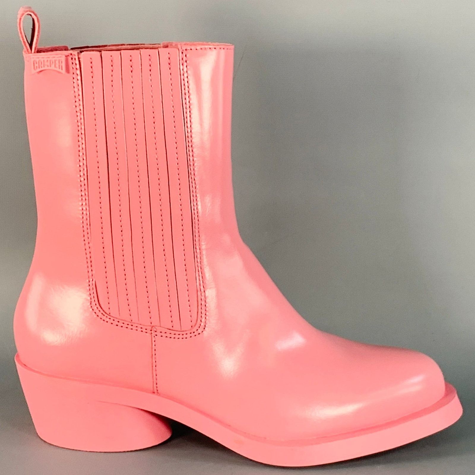 Camper CAMPER Size 8 Pink Leather Rubber Sole Pull On Boots Size US 8 / IT 38 - 2 Thumbnail