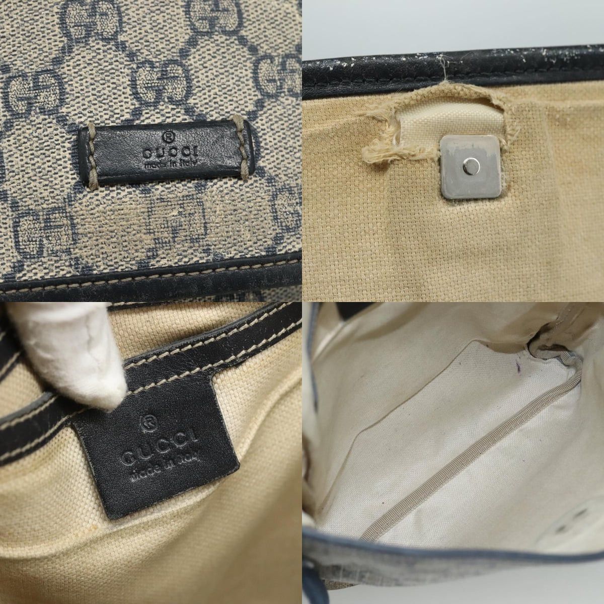 Gucci GUCCI GG Supreme Shoulder Bag Pvc Navy Size ONE SIZE - 11 Thumbnail