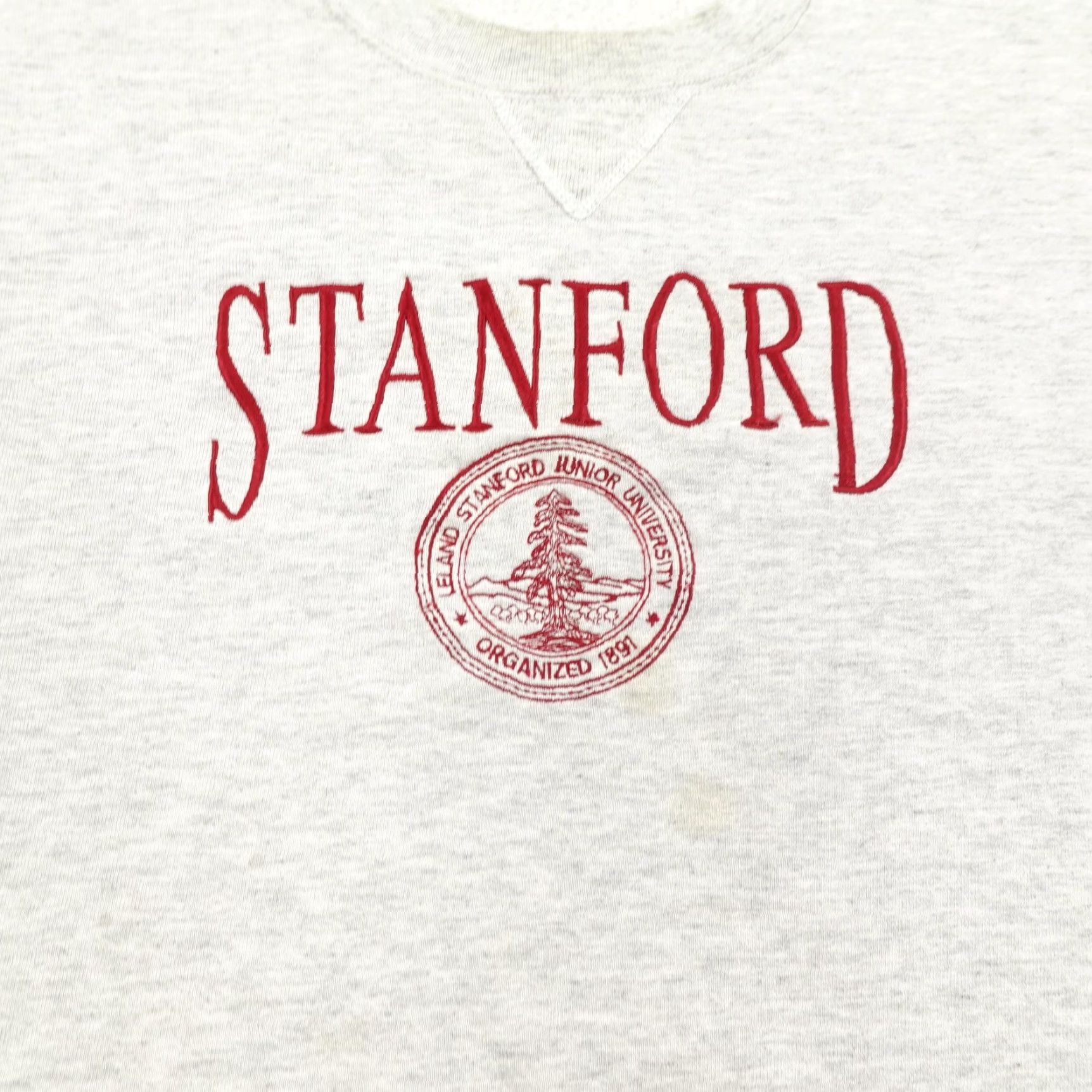 Russell Athletic VINTAGE Stanford Sweatshirt Mens Large Crewneck Russell Athletic USA College 90s Size US L / EU 52-54 / 3 - 2 Thumbnail