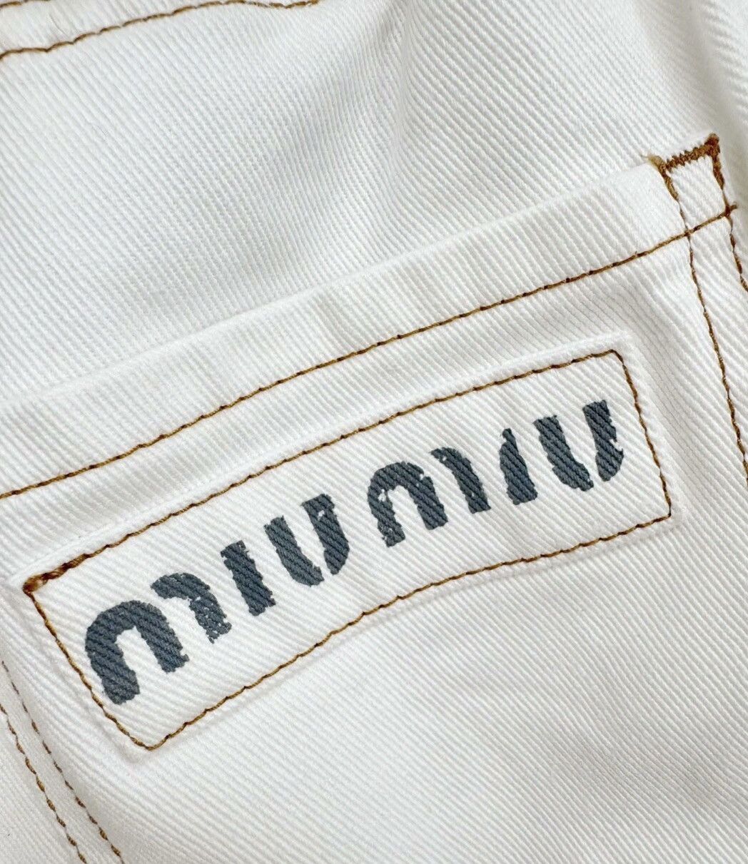 Miu Miu Miumiu denim shorts Size 36" / US 14 / IT 50 - 4 Thumbnail