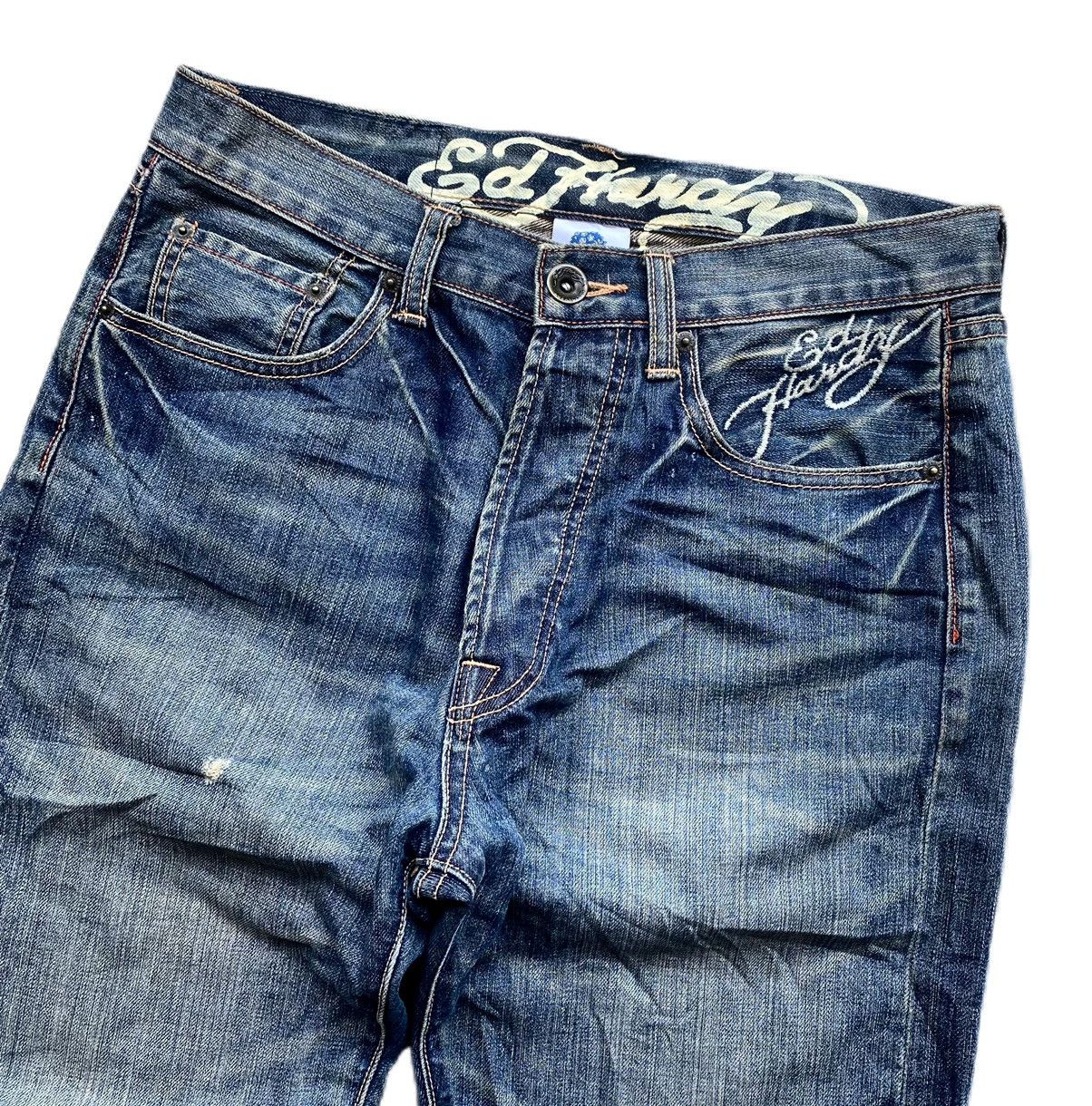 Christian Audigier × Ed Hardy × Japanese Brand ❌SOLD OUT❌ ED HARDY BY CHRISTIAN AUDIGIER WITH EMBROIDERED Size US 30 / EU 46 - 9 Thumbnail