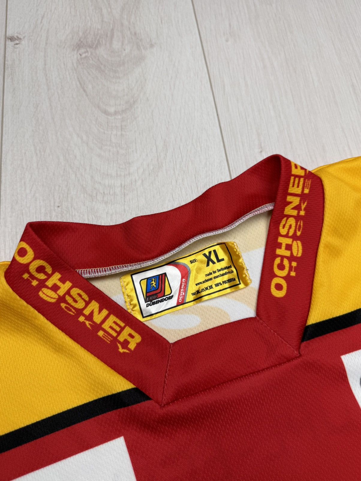 NHL OCHSNER Ehc Dubendorf #4 FRANK Swiss Hockey Jersey Size XL Size US XL / EU 56 / 4 - 5 Thumbnail