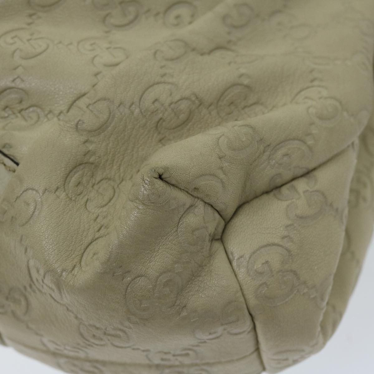 Gucci GUCCI Guccissima GG Canvas Hand Bag Beige Size ONE SIZE - 16 Thumbnail